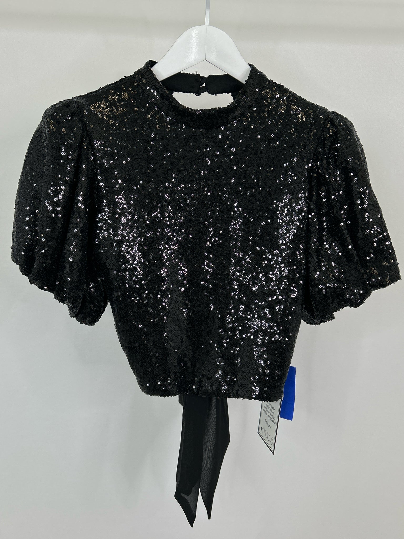 Alex & Sophia NWT Size L Black Women Top