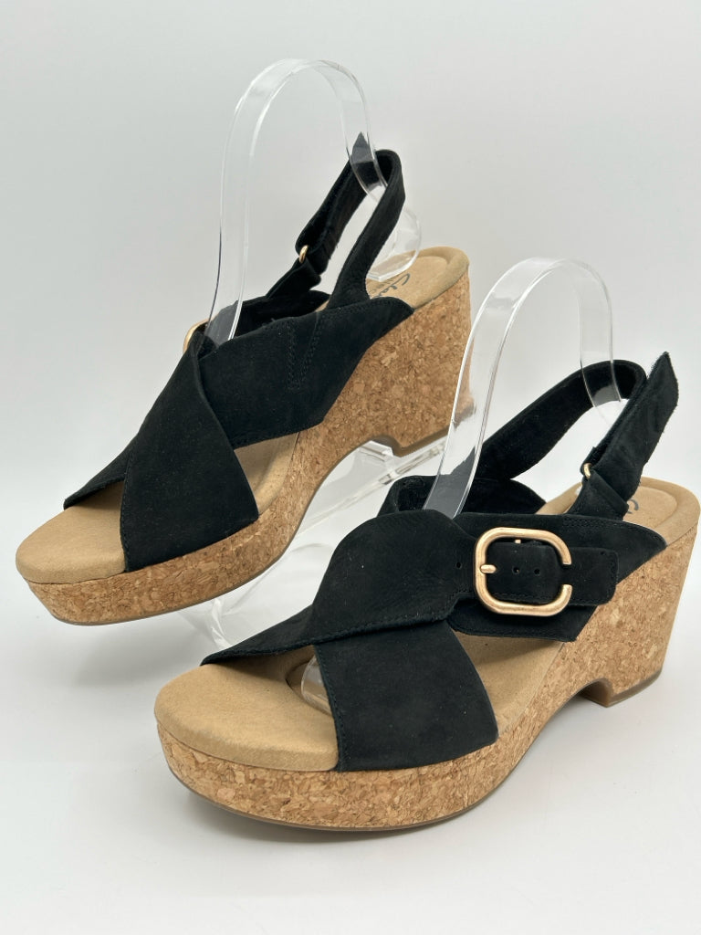 CLARKS COLLECTION Size 11 Black Women's Sandal