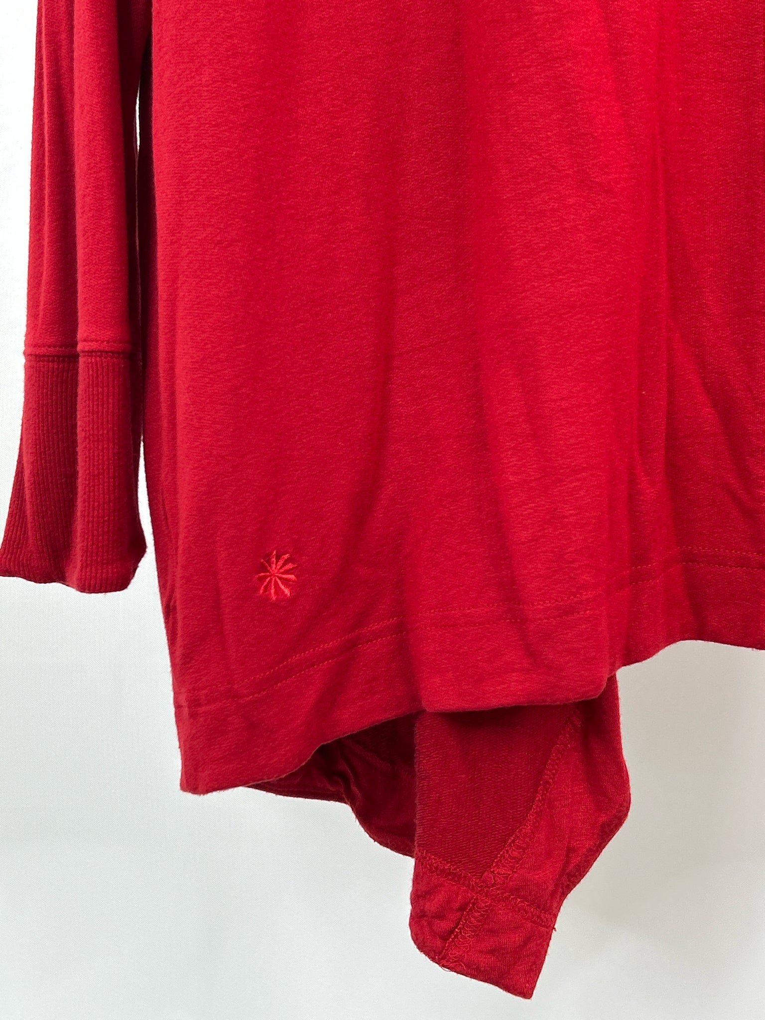 ATHLETA Size L Red Women Cardigan