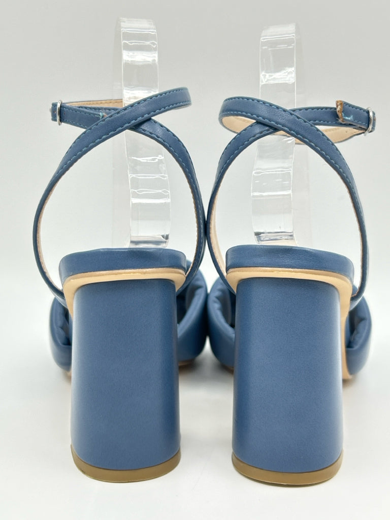 JOURNEE COLLECTION Size 9.5 Blue Women's Sandal