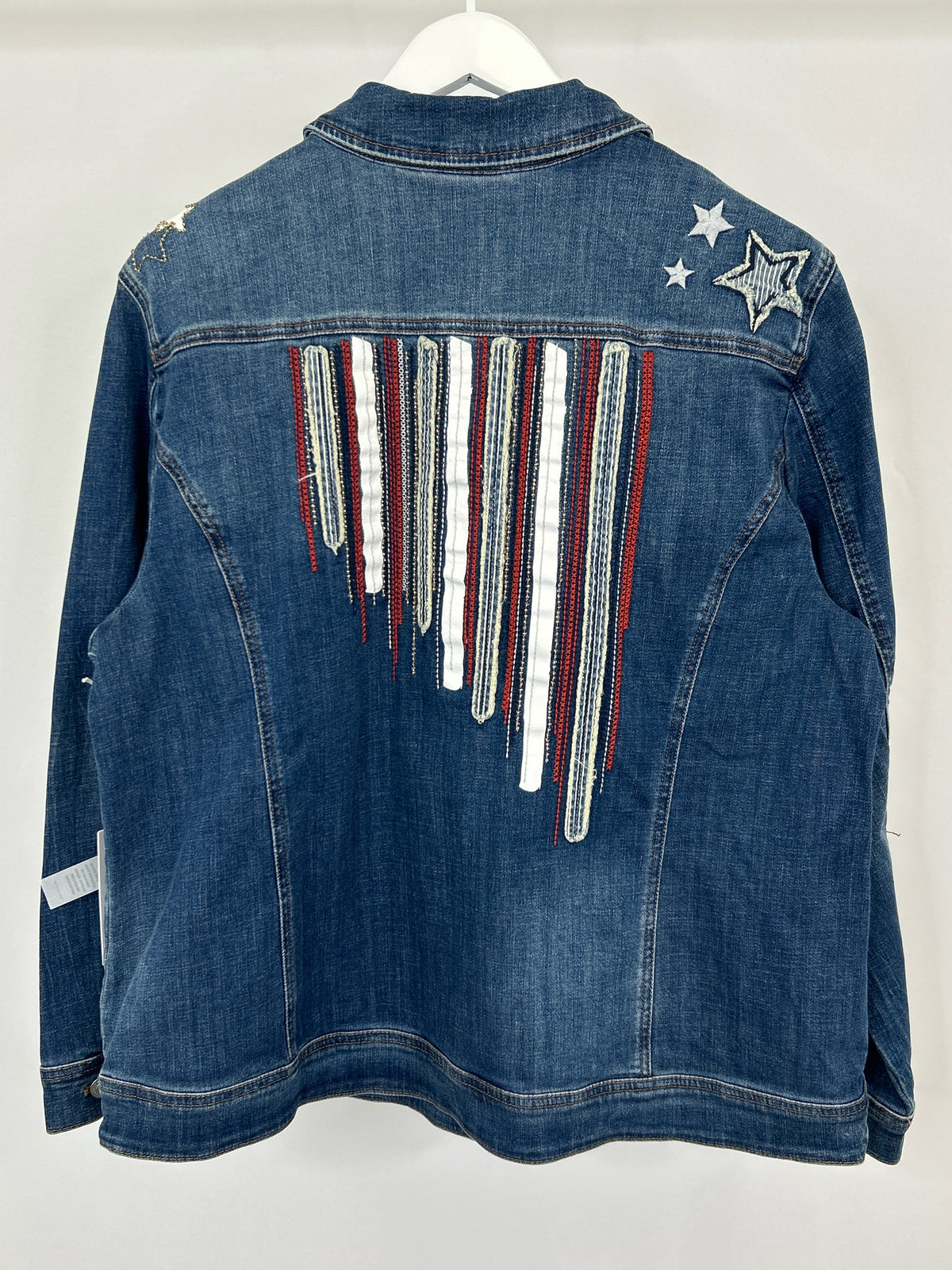 CHICO'S Size XXL BLUE DENIM Women Jacket