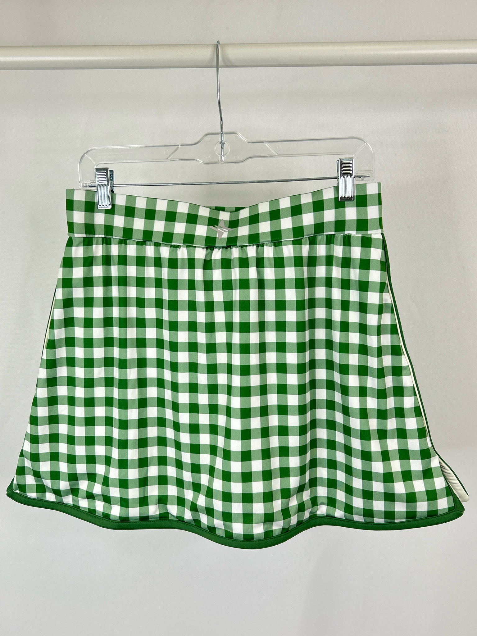 TUCKERNUCK Size L GREEN AND WHITE Women Skirt