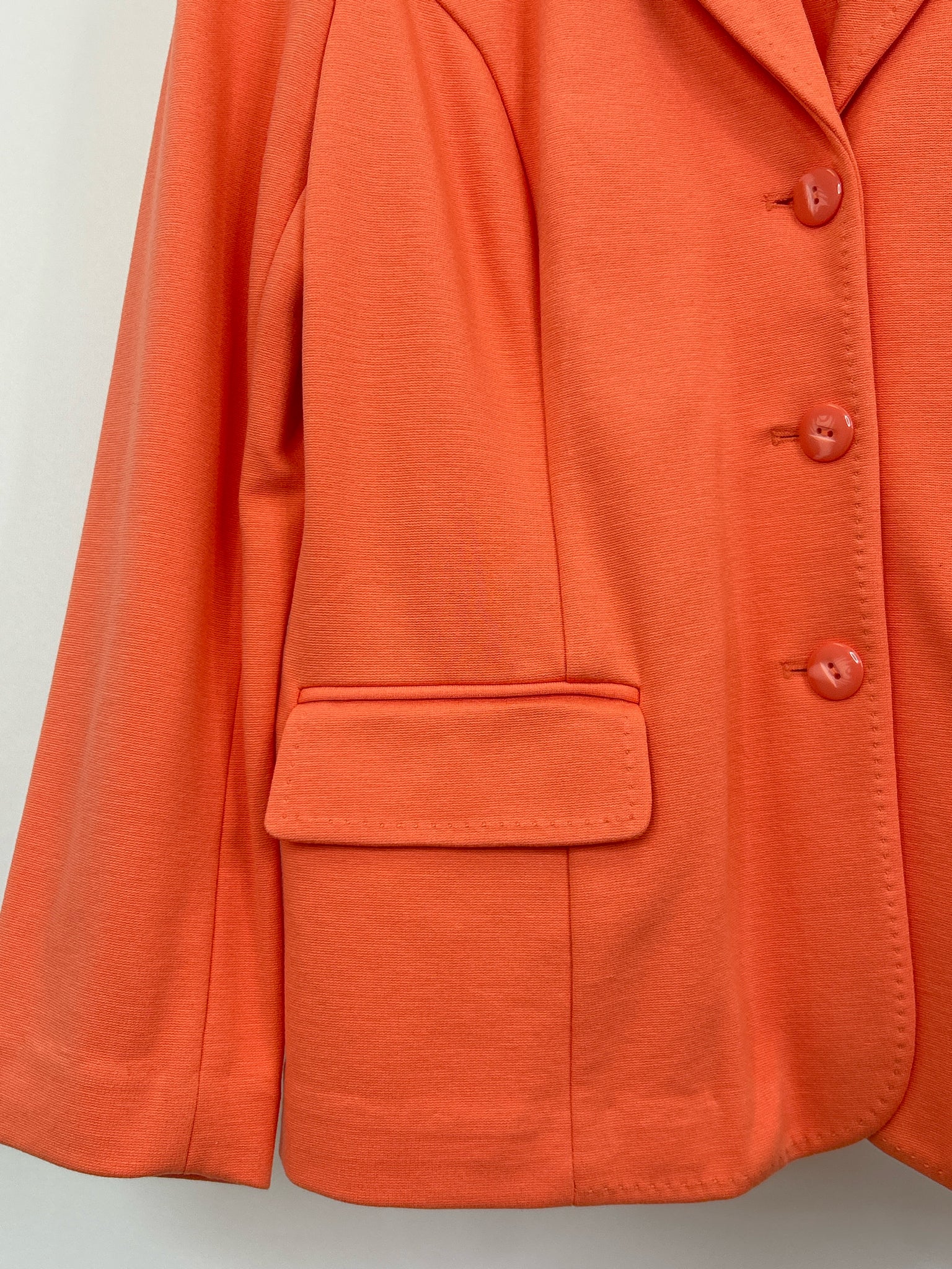 CHICO'S Size 12 Coral Women Blazer