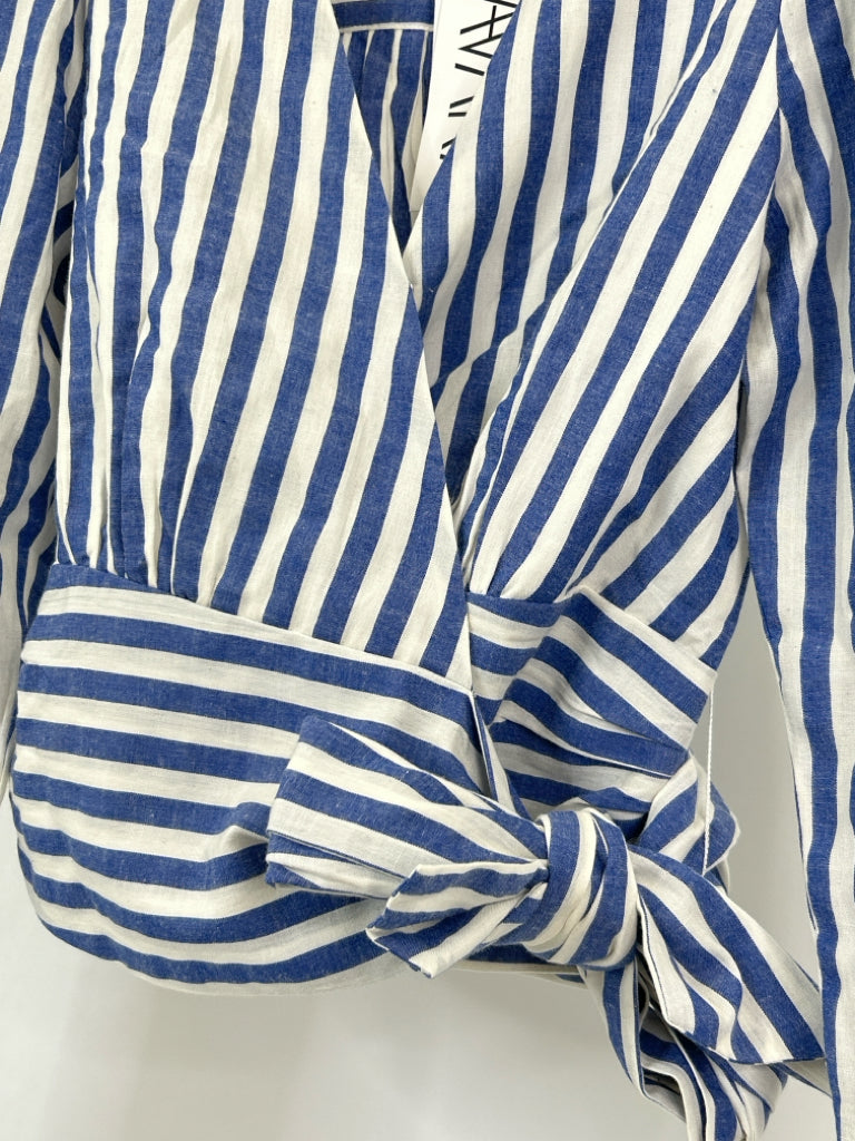SUGAR LIPS Size S Blue and White Women's Top NWT