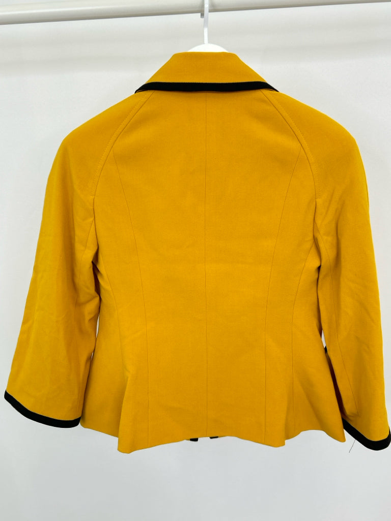 NINE WEST Women Size 6 Yellow Blazer