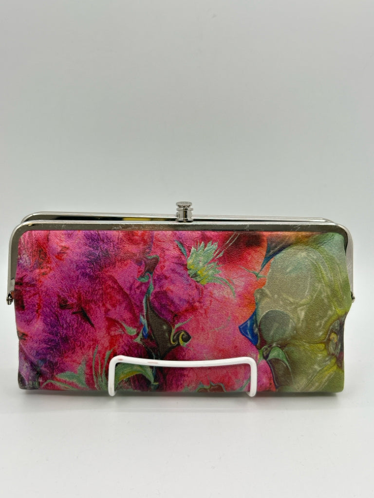 HOBO Pink floral Clutch