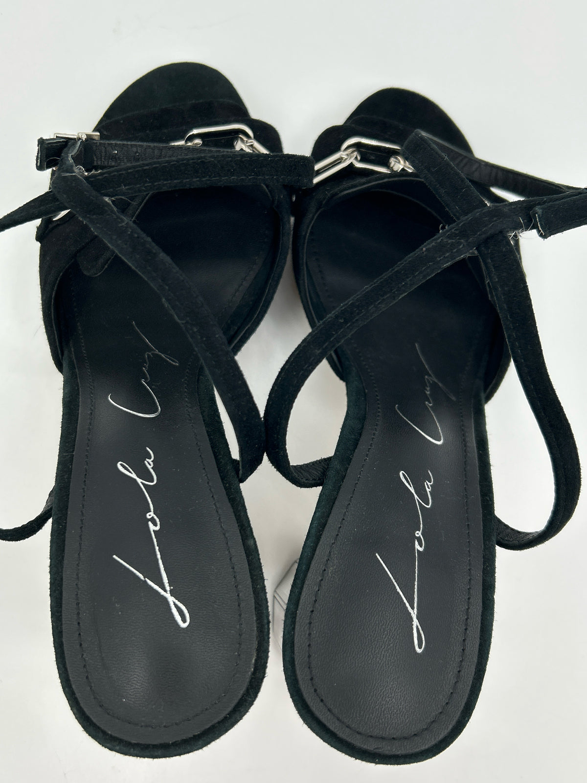 Lola Cruz Size 39/8 Black Women Pumps