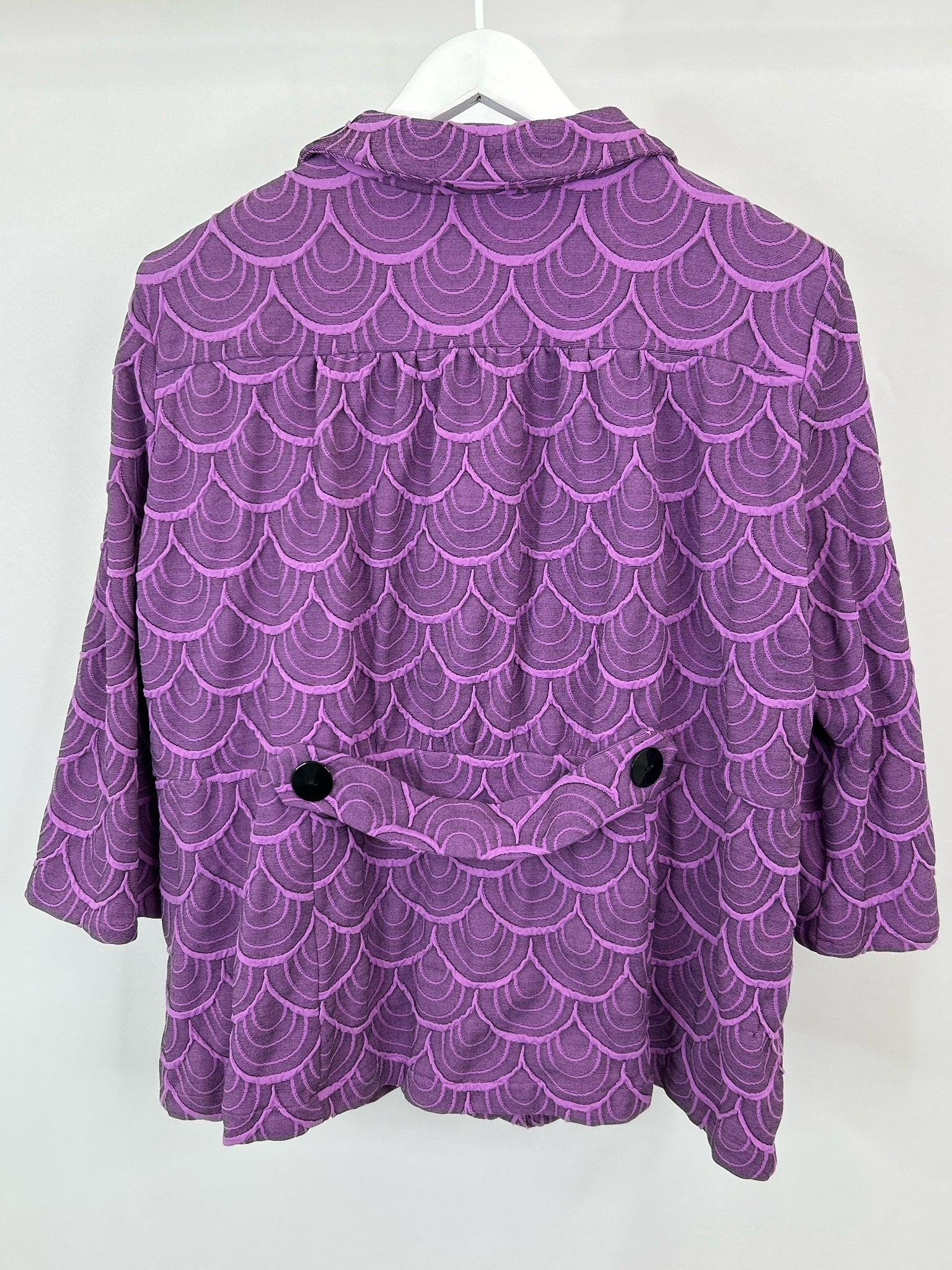 ANDRIA LIEU Size 1X Purple Women Jacket