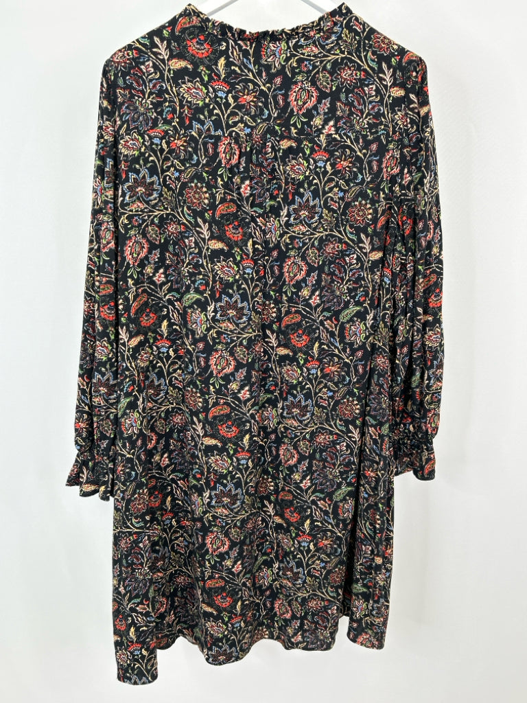 JESSICA HOWARD Size 20W Black Print Women's Dress