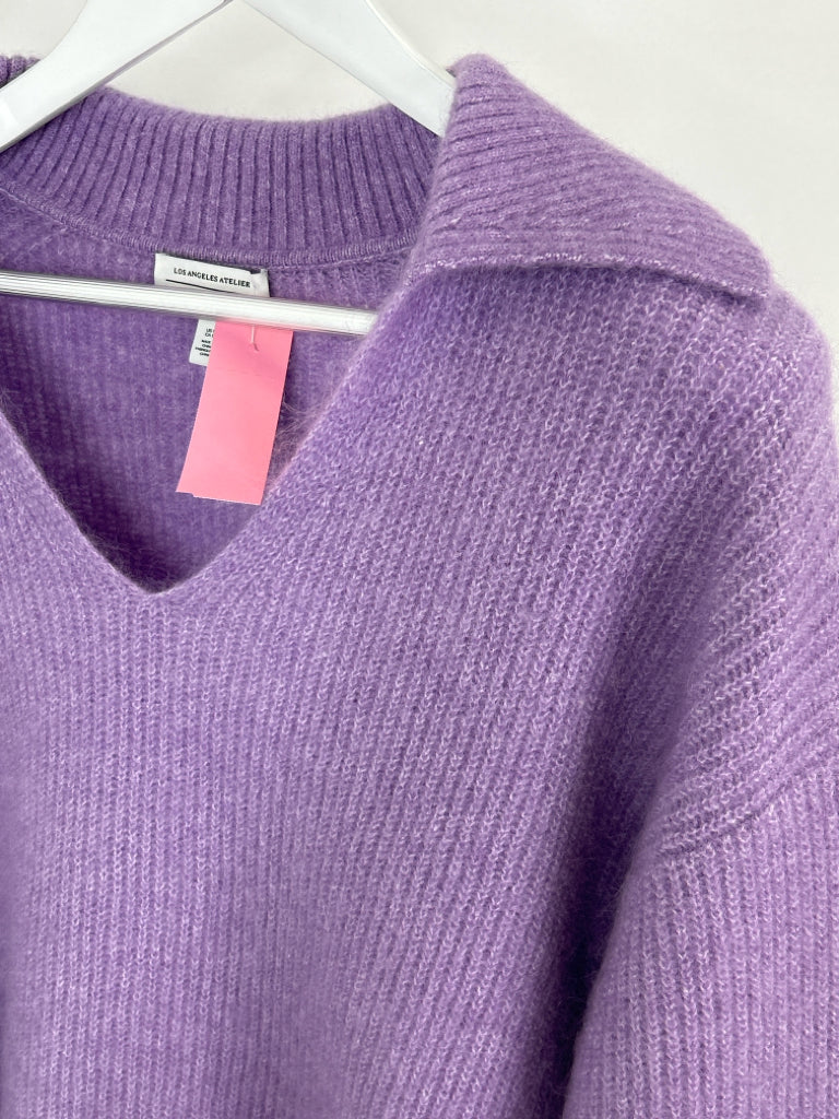 & OTHER STORIES Women Size L Lavender Sweater