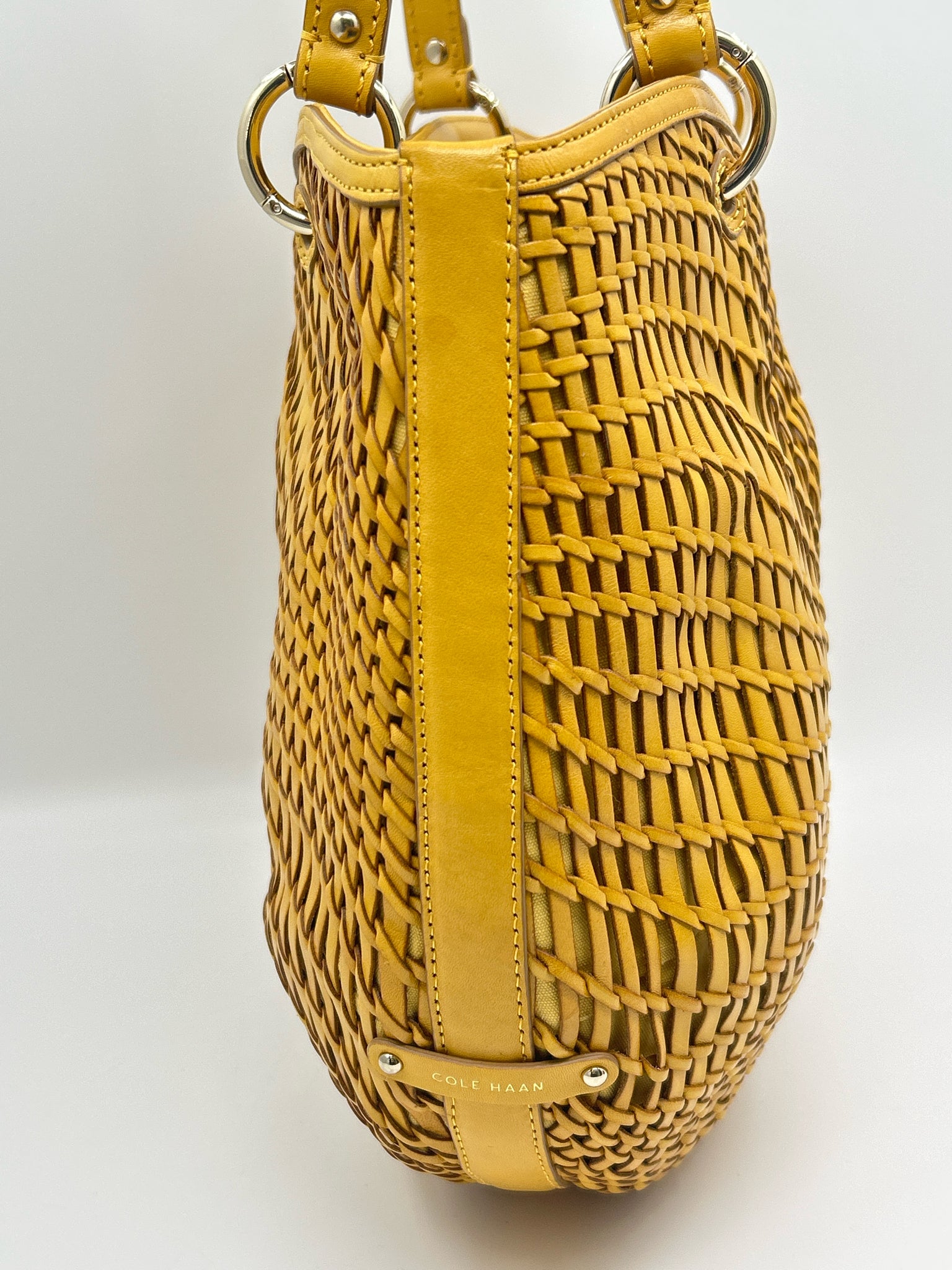 COLE HAAN Yellow Women Tote