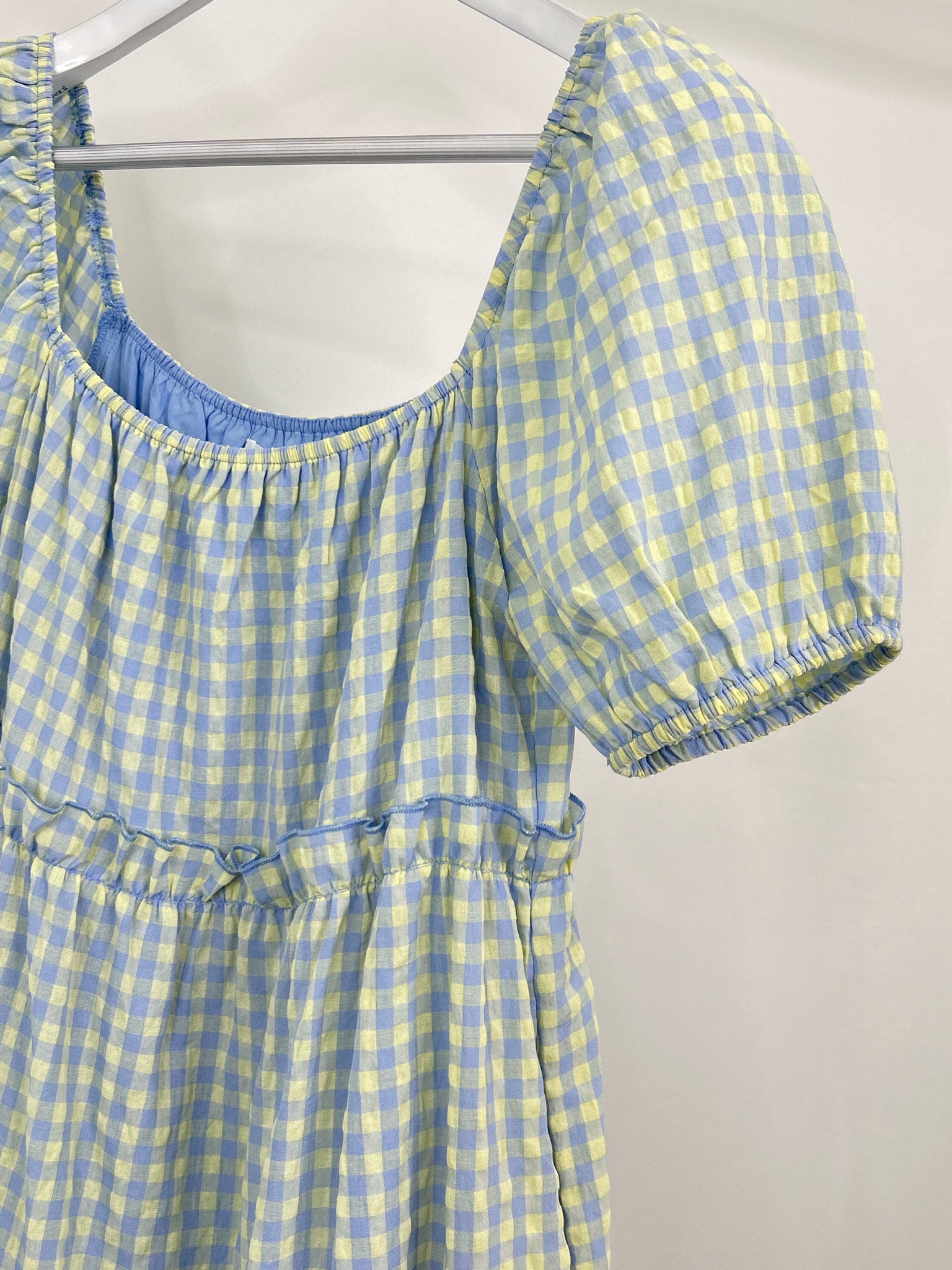 TCEC Size M blue & yellow Women Dress