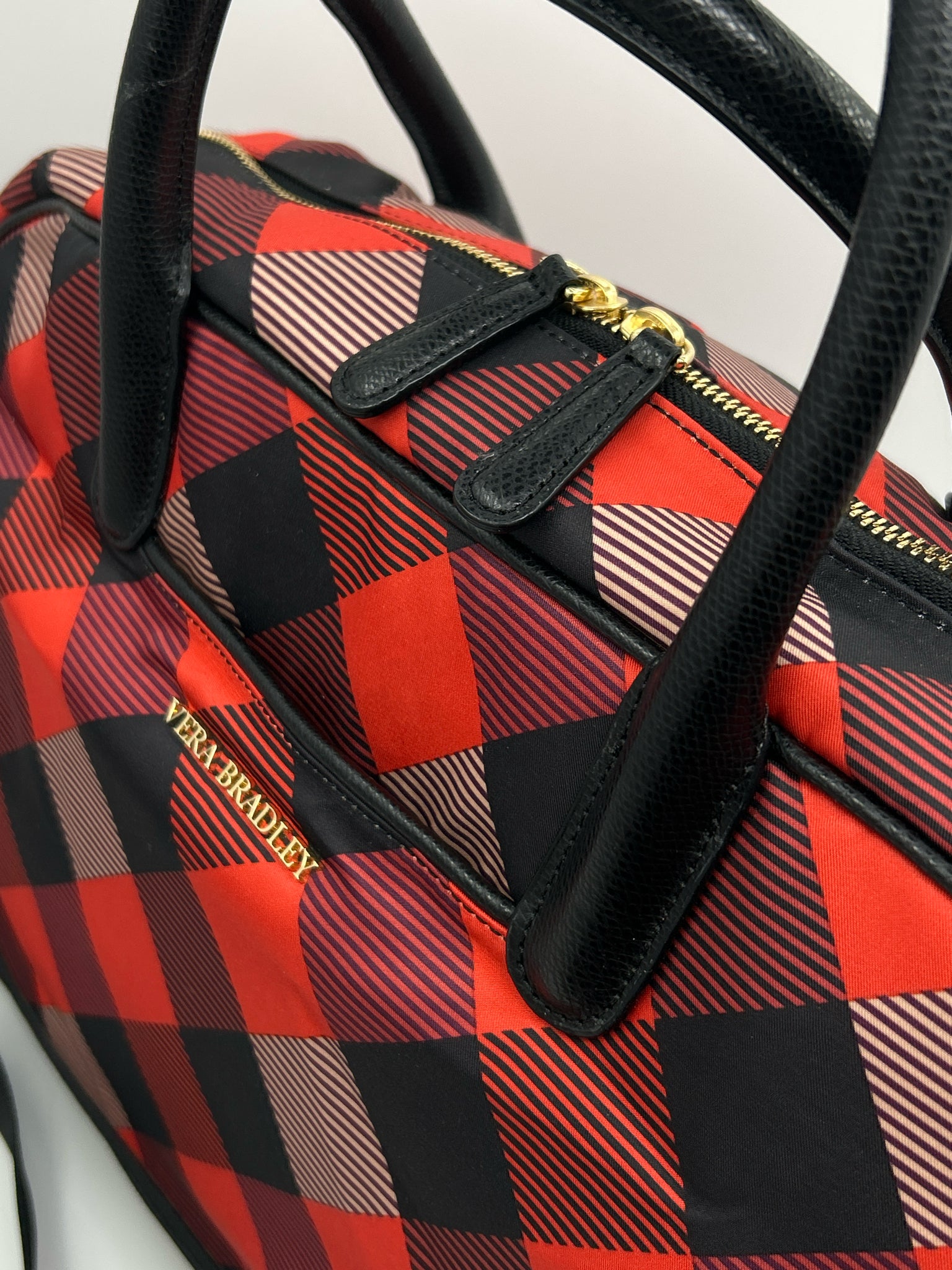 VERA BRADLEY Red and Black Luggage