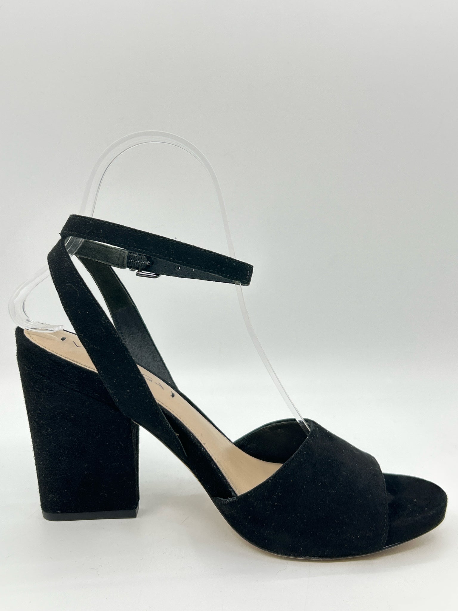 VIA SPIGA Size 8M Black Women Sandal