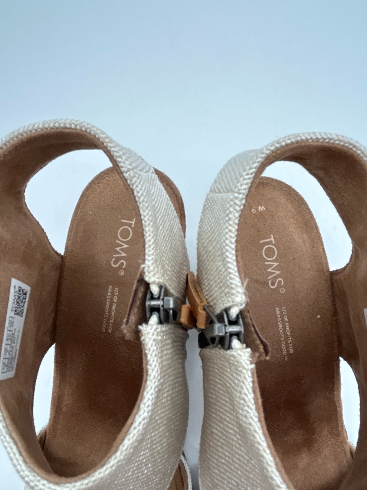 TOMS Size 9 Beige Women Sandal