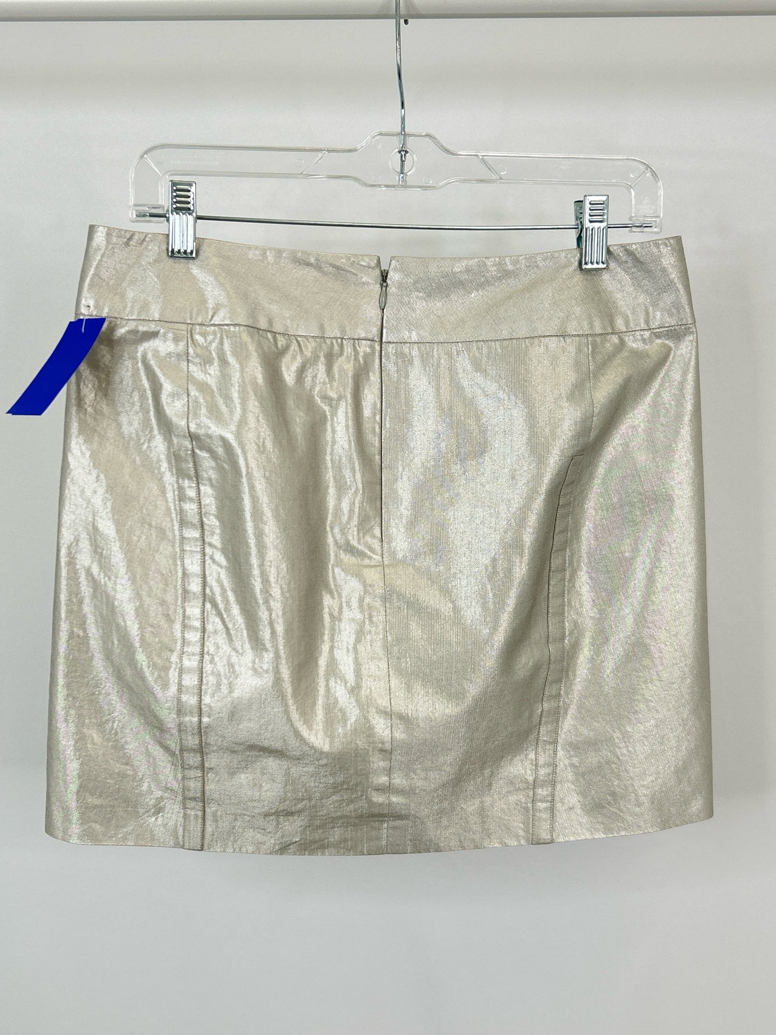 JIL SANDER Size 38/6 METALLIC Women Skirt
