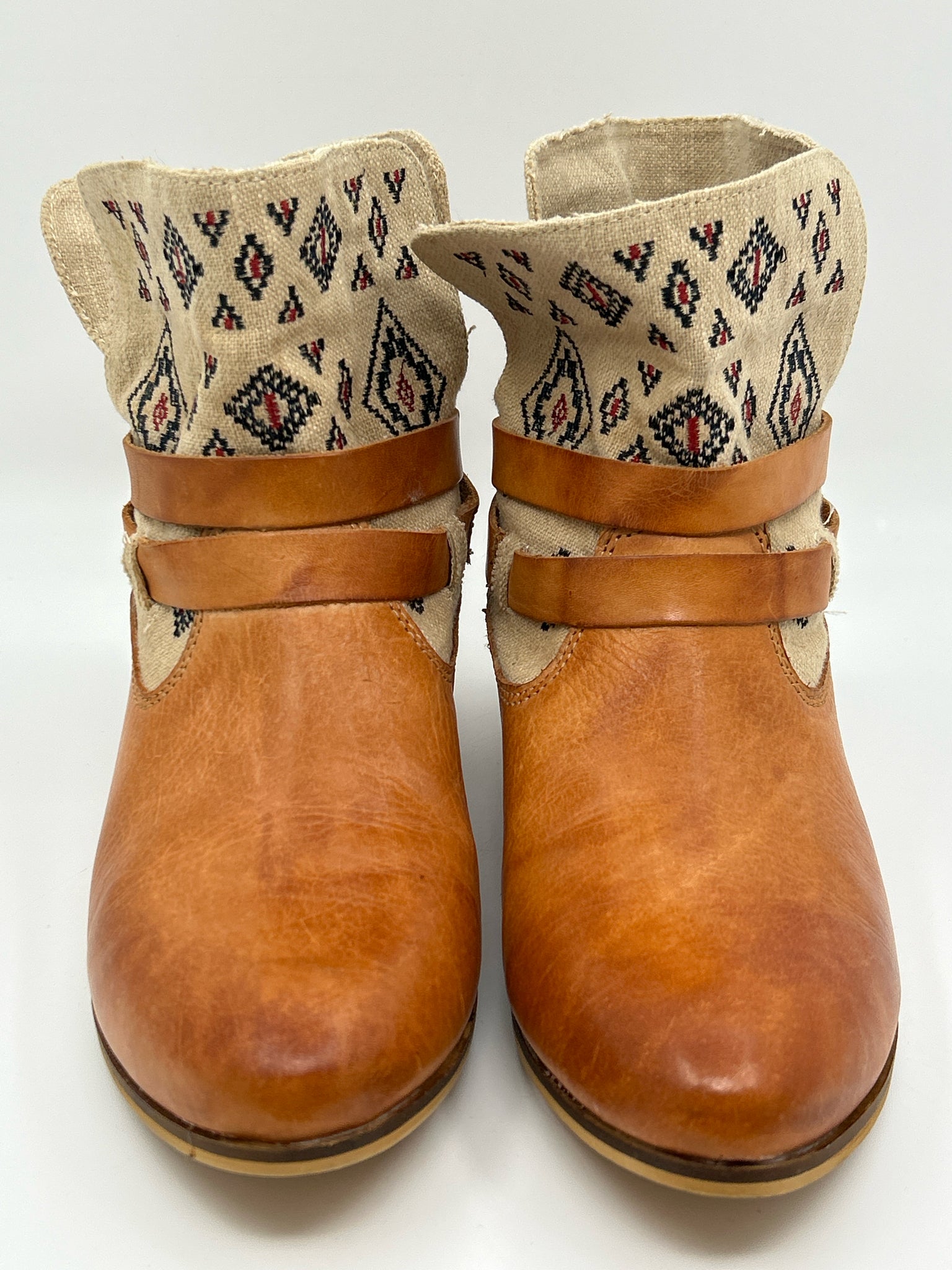 LATIGO Size 8.5M Tan Women Booties