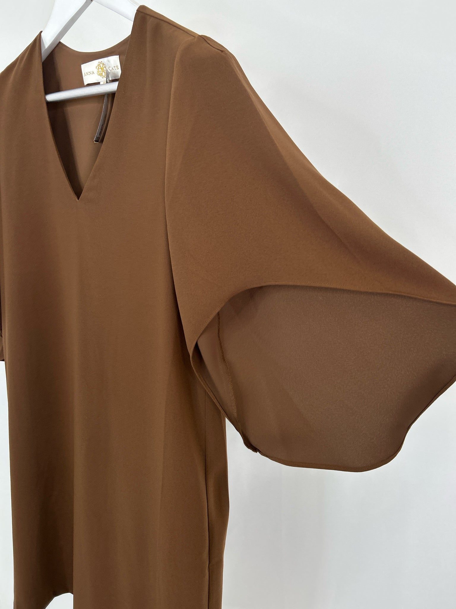 ANNA CATE Size XS Brown Women Dress