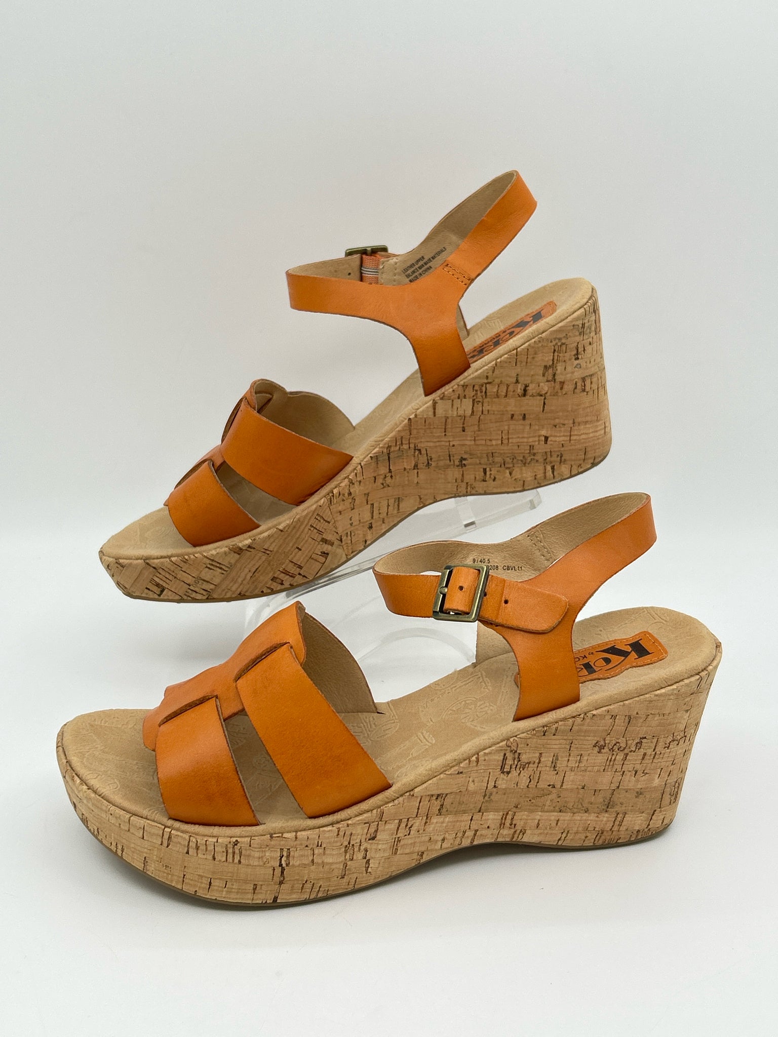 Korks Size 9M Orange Women Sandal