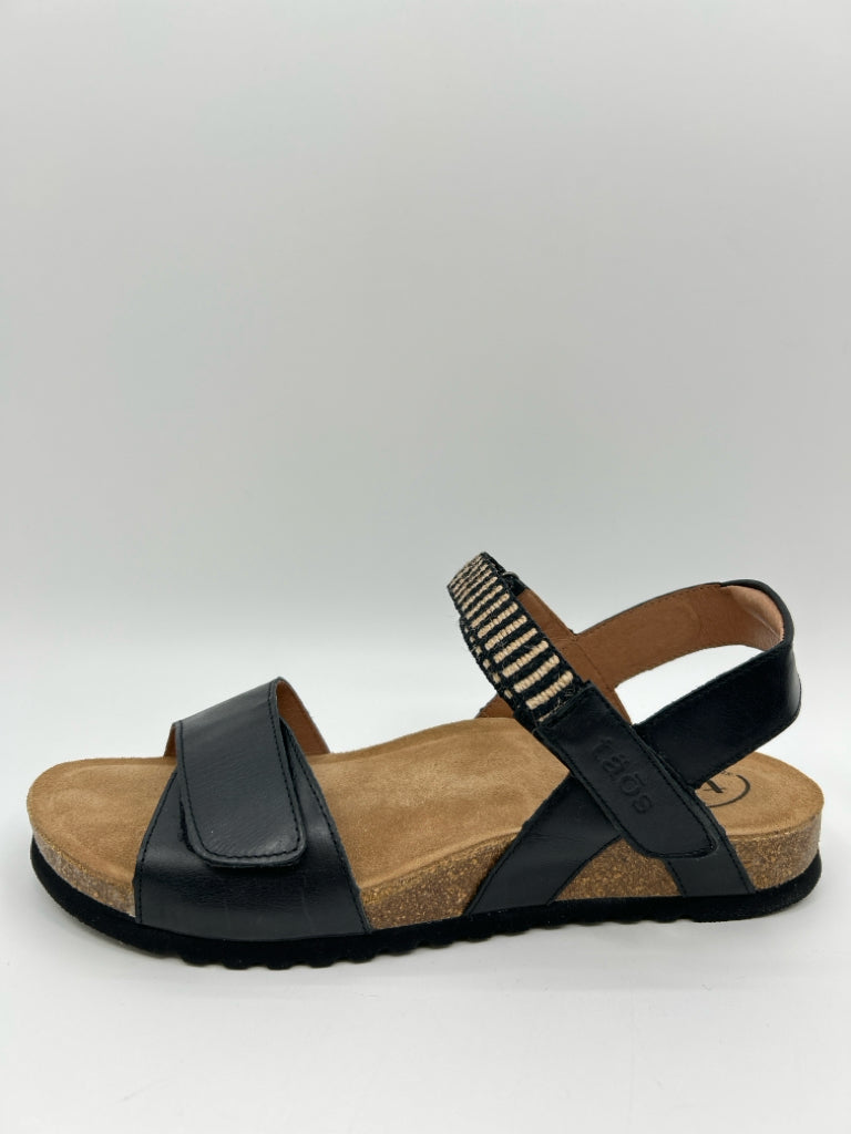 TAOS Size 9 Black Women's Symbol Sandal NIB