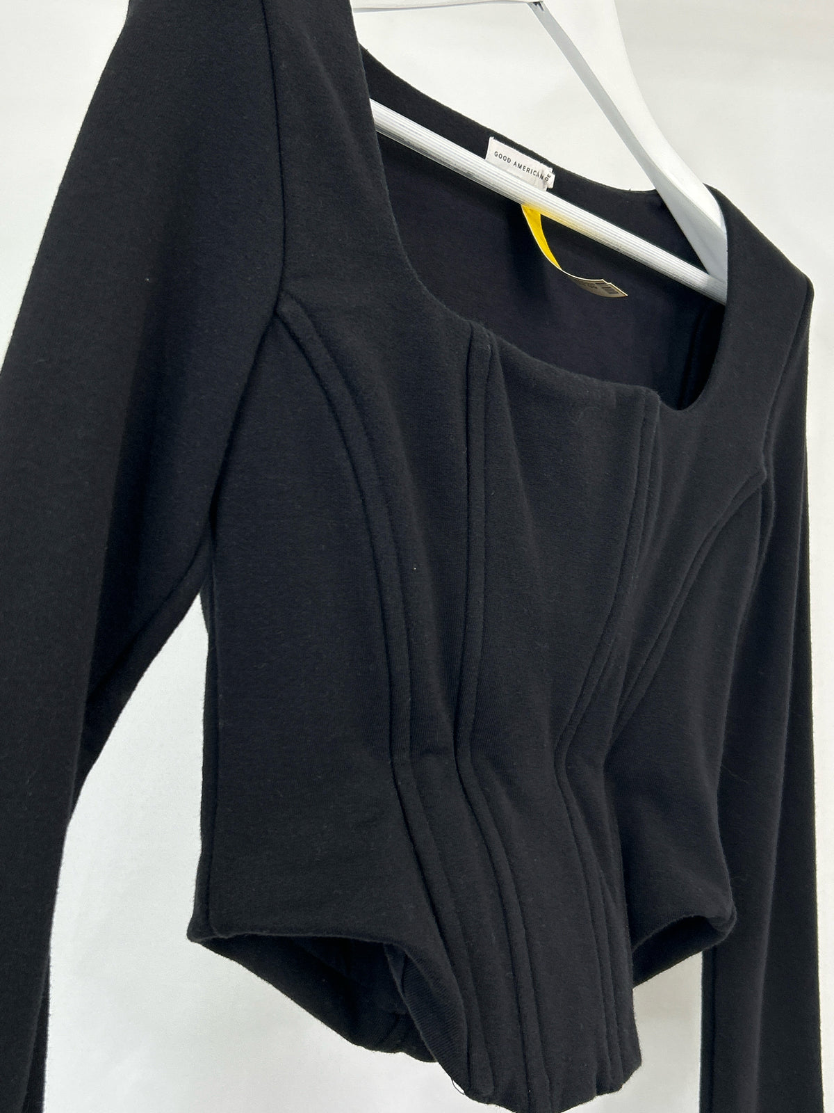 GOOD AMERICAN Size L Black Women Top