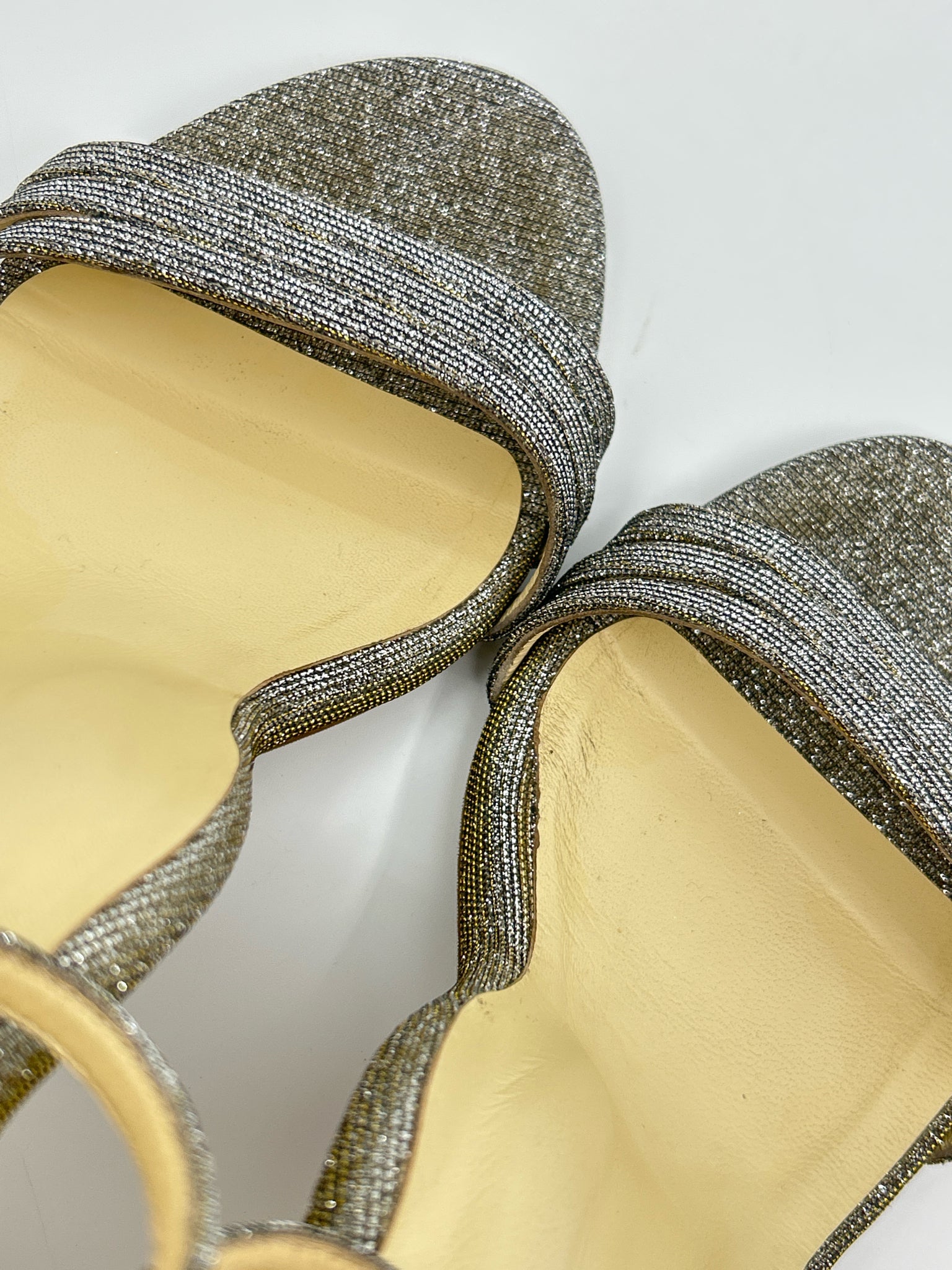 Sarah Flint Size 39.5 METALLIC Women Sandal