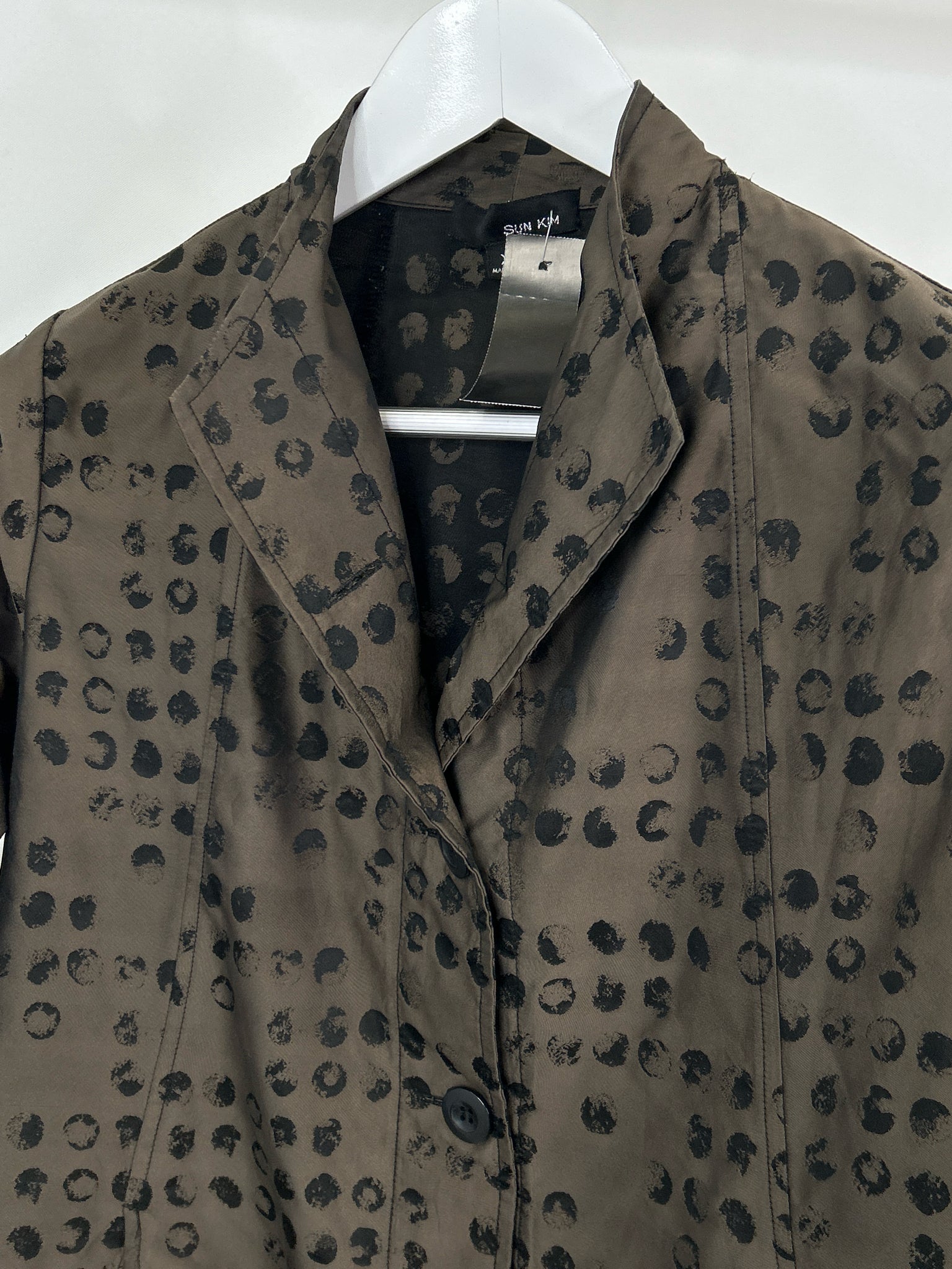 SUN KIM Size XS black and brown Women Jacket