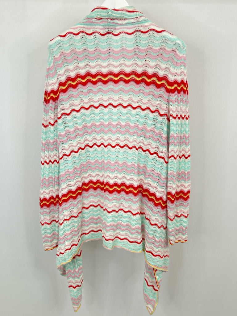 NEIMAN MARCUS Size L Multi-Color Women's Cardigan
