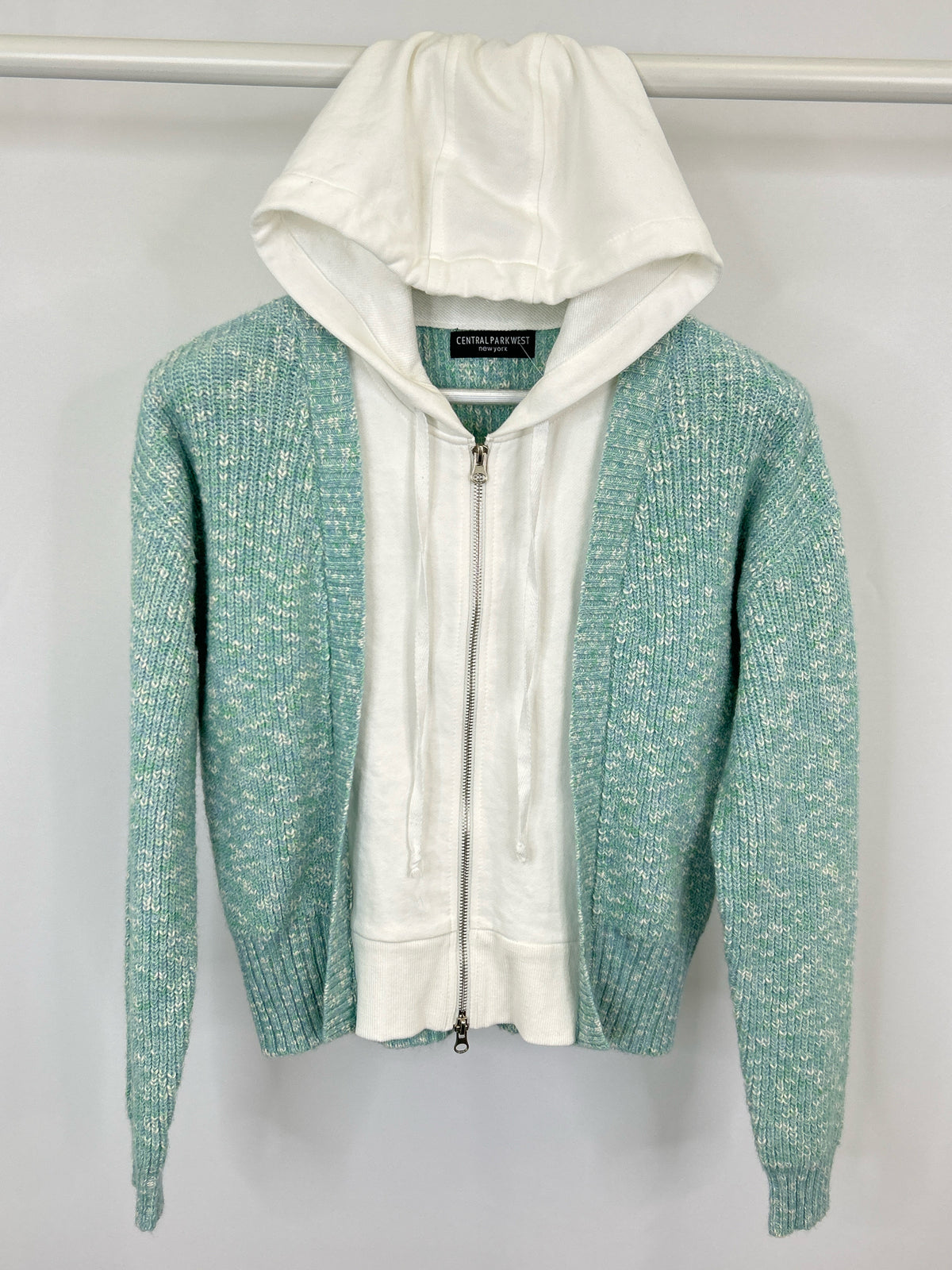 CENTRAL PARK WEST Size S/M MINT AND WHITE Women Jacket