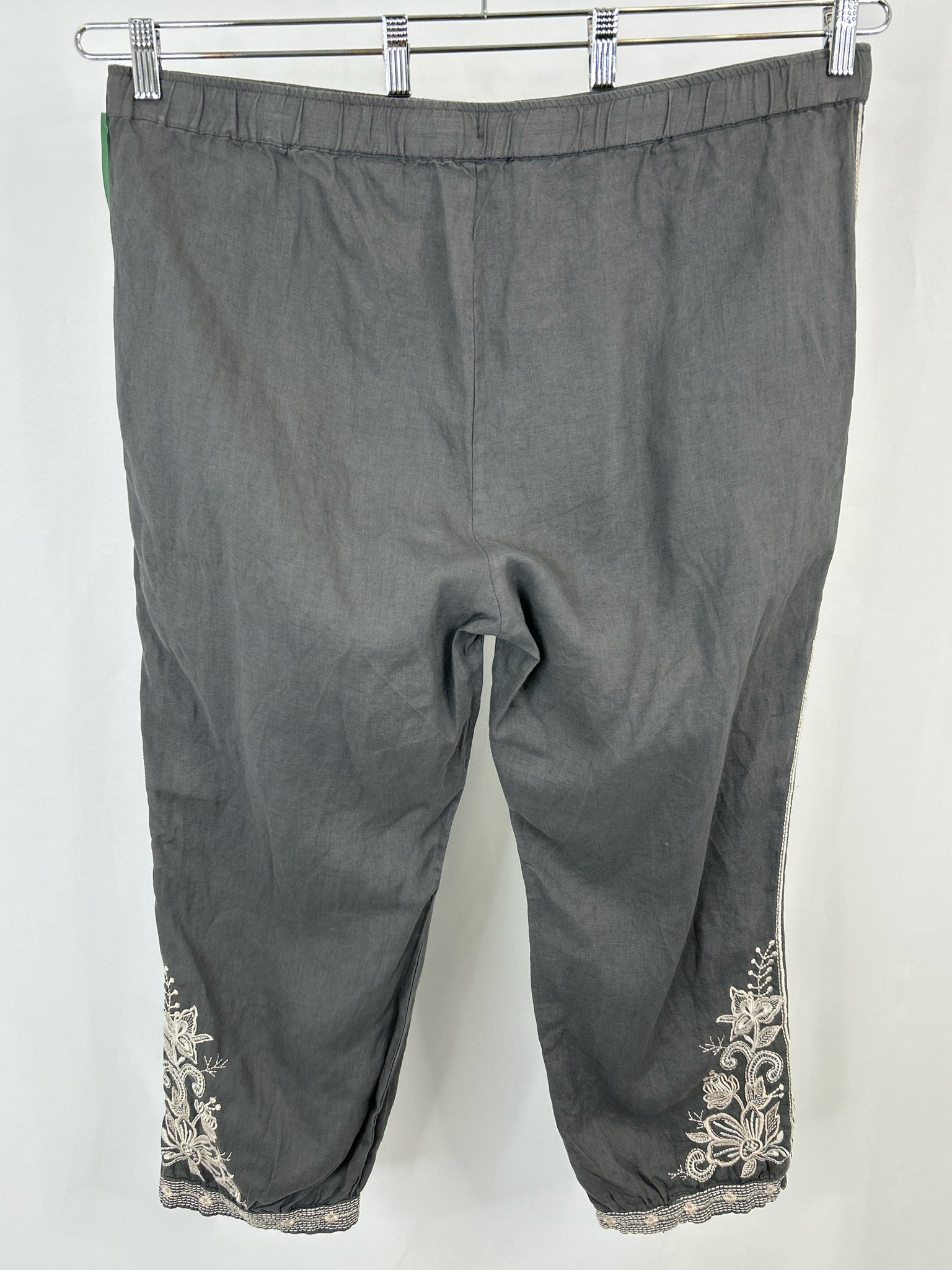 JOHNNY WAS Size XL Grey Women Pants