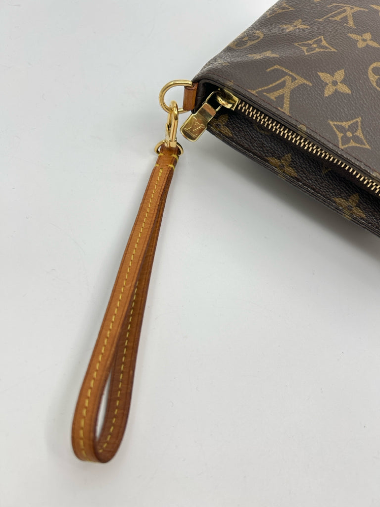 LOUIS VUITTON Brown Print Purse