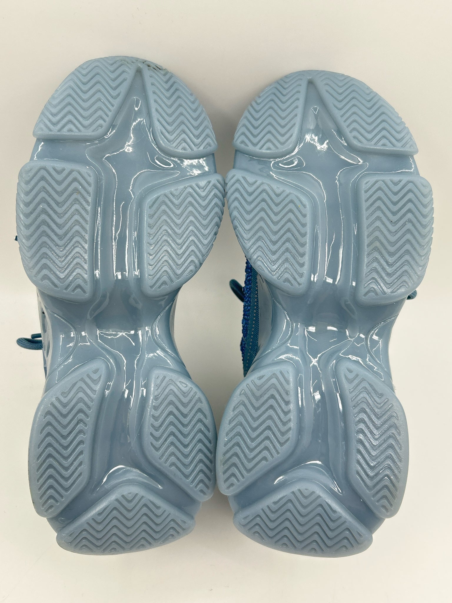STEVE MADDEN Size 7 Blue Women Sneakers