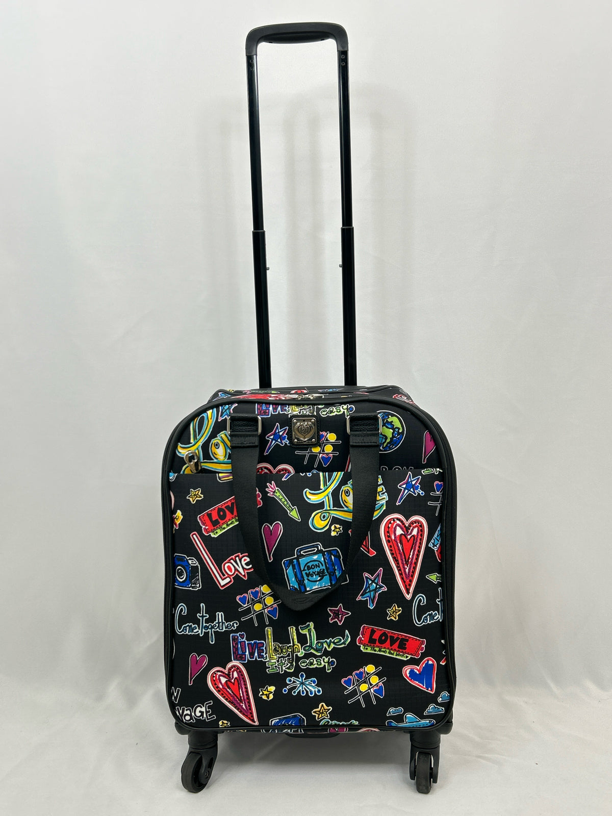 BRIGHTON Black Print Luggage