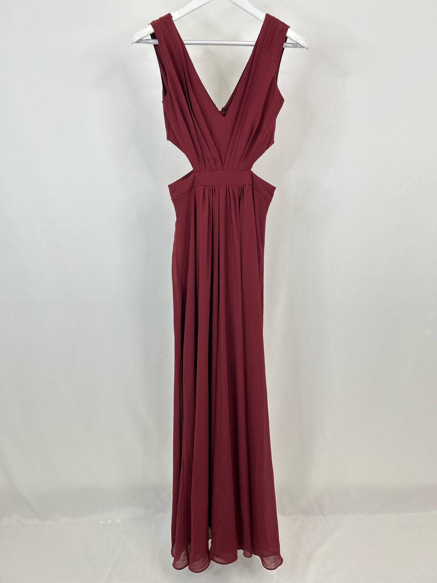 ASOS Size 4 Burgundy Women's Dress