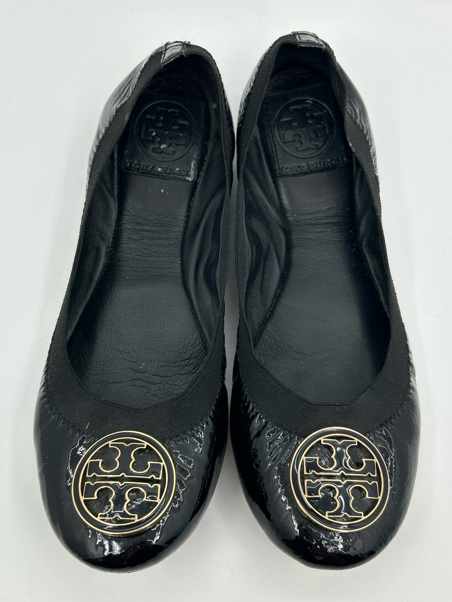 TORY BURCH Size 7M Black Women Flats