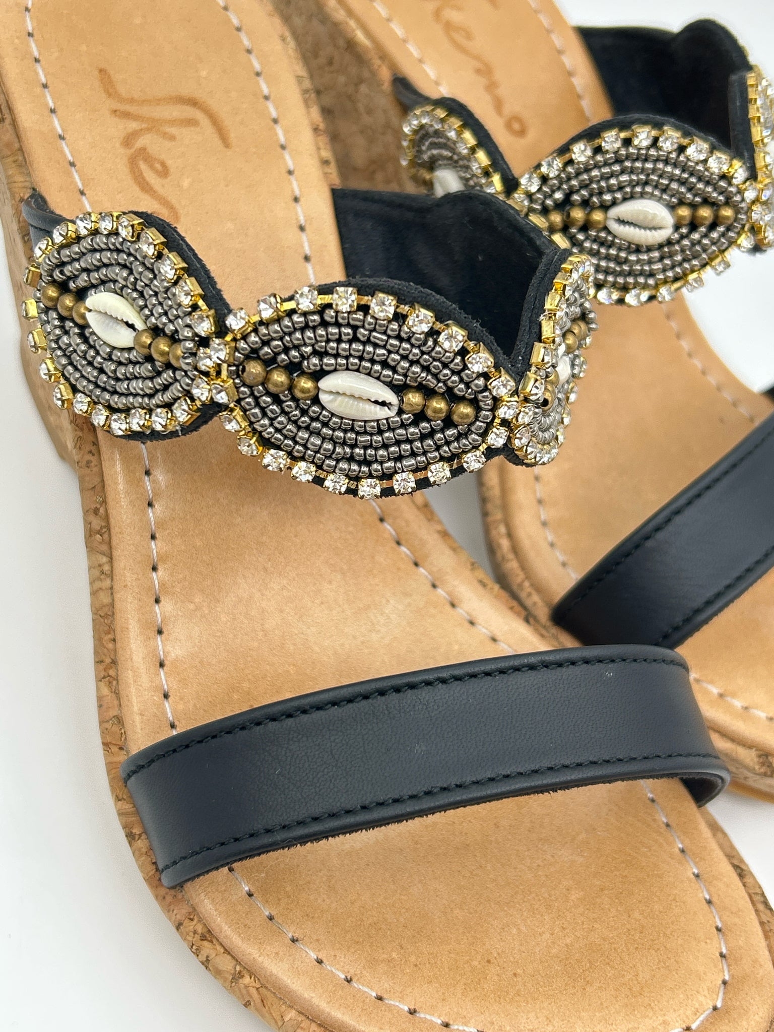 SKEMO Size 8 Black Women Sandal