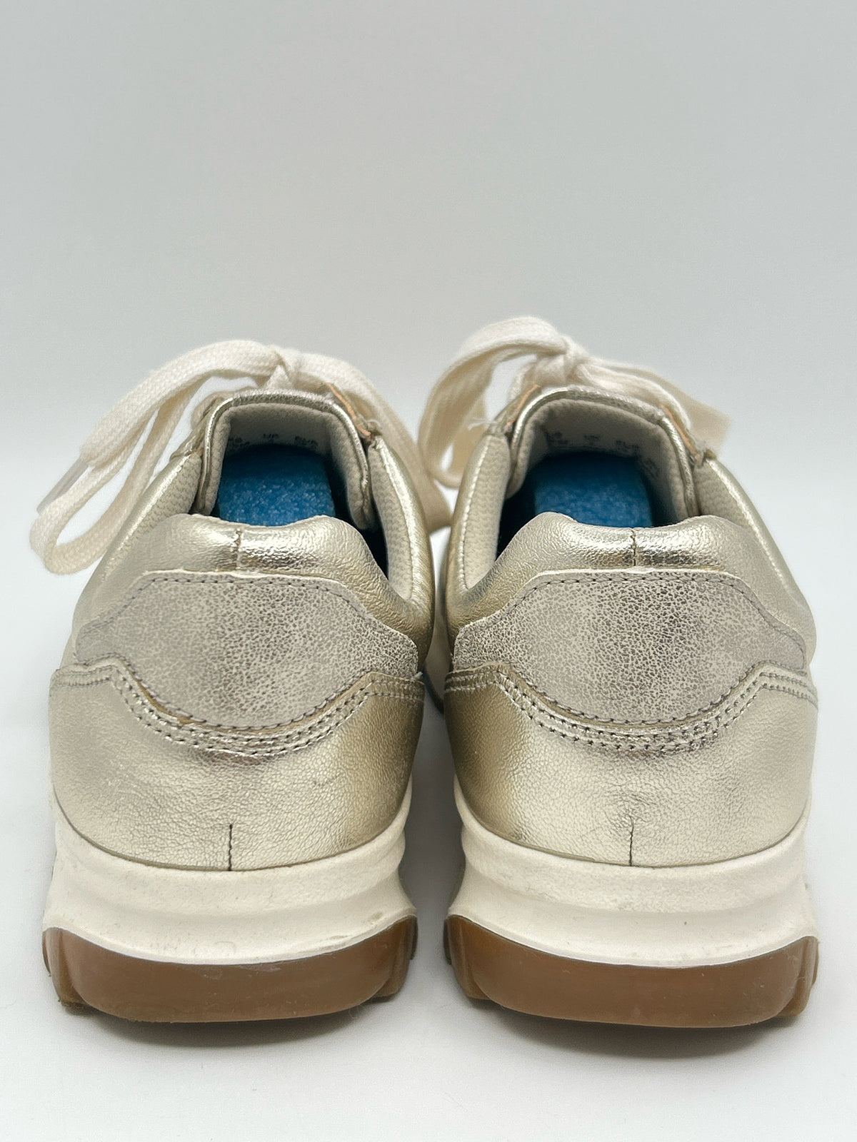 NATURALIZER Size 6.5M METALLIC GOLD Women Sneakers