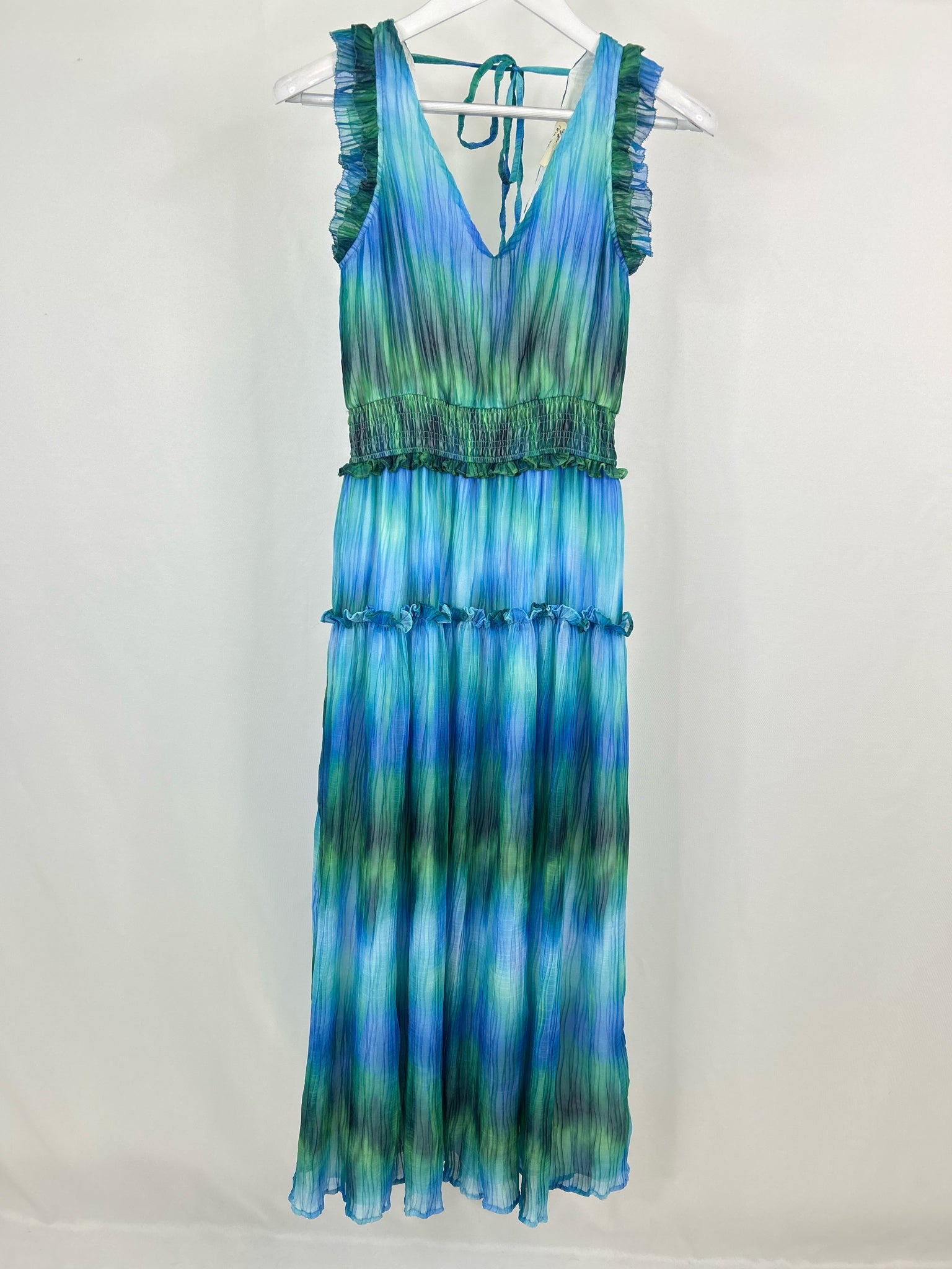 BEFORE YOU Size XS BLUE AND GREEN Women Dress
