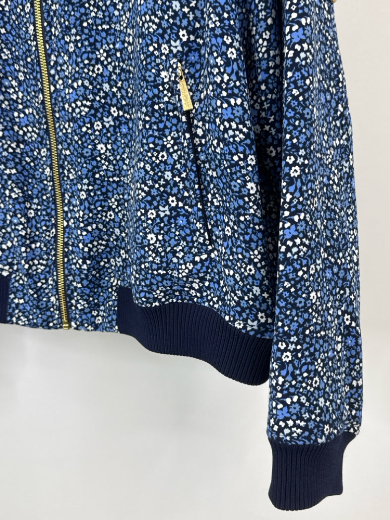 MICHAEL MICHAEL KORS Size XL NAVY FLORAL Women Jacket