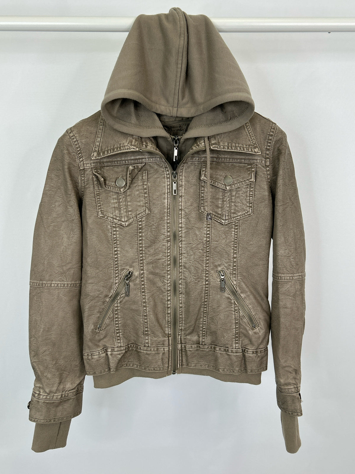 LA COALITION Size S Gray Women Jacket
