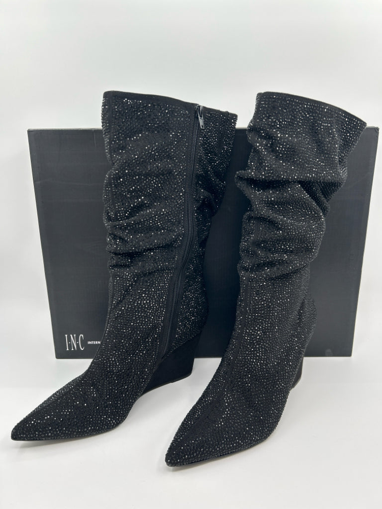 INC Women Size 10M Black Boots