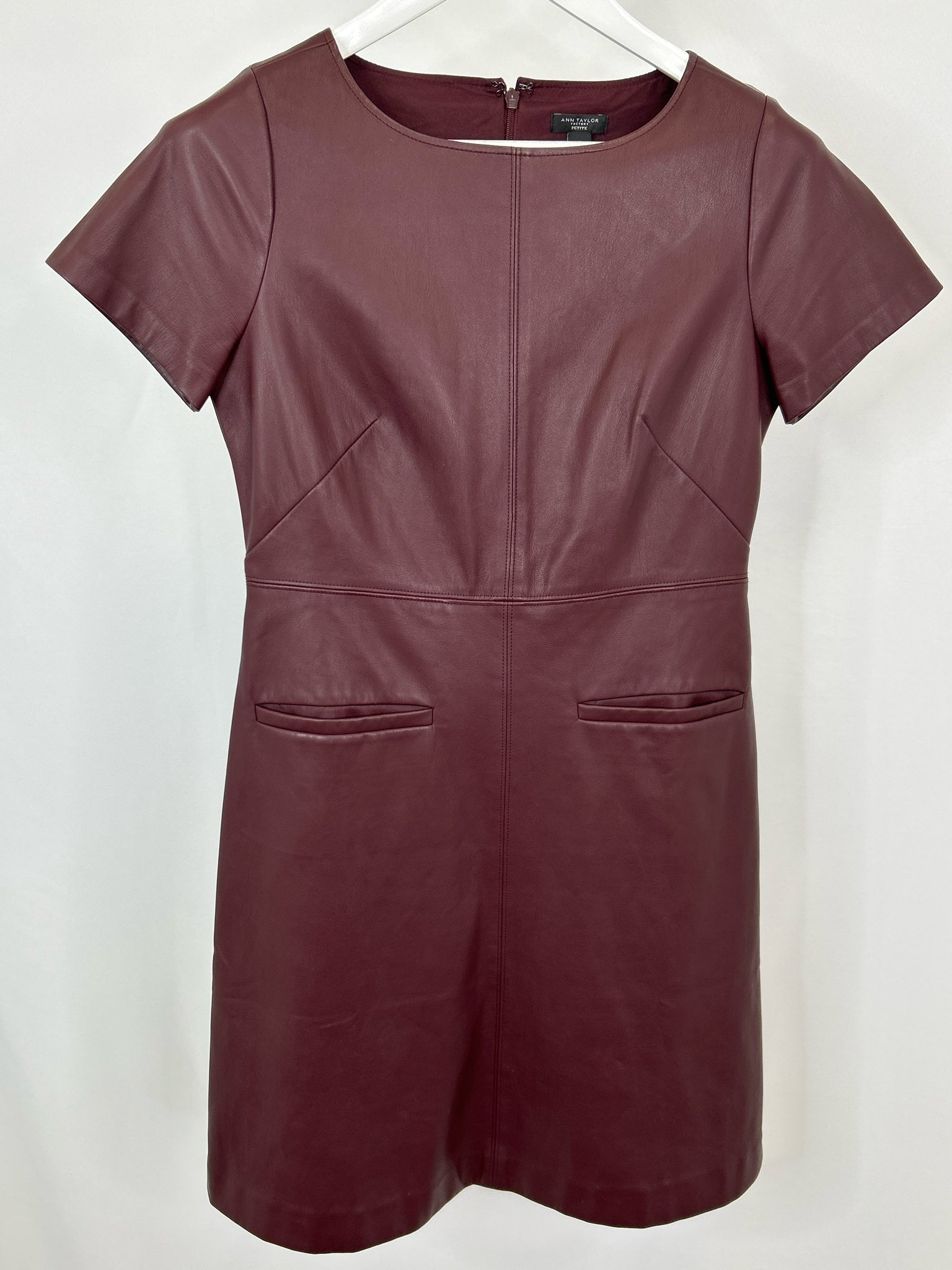 ANN TAYLOR Size 4P Burgundy Women Dress