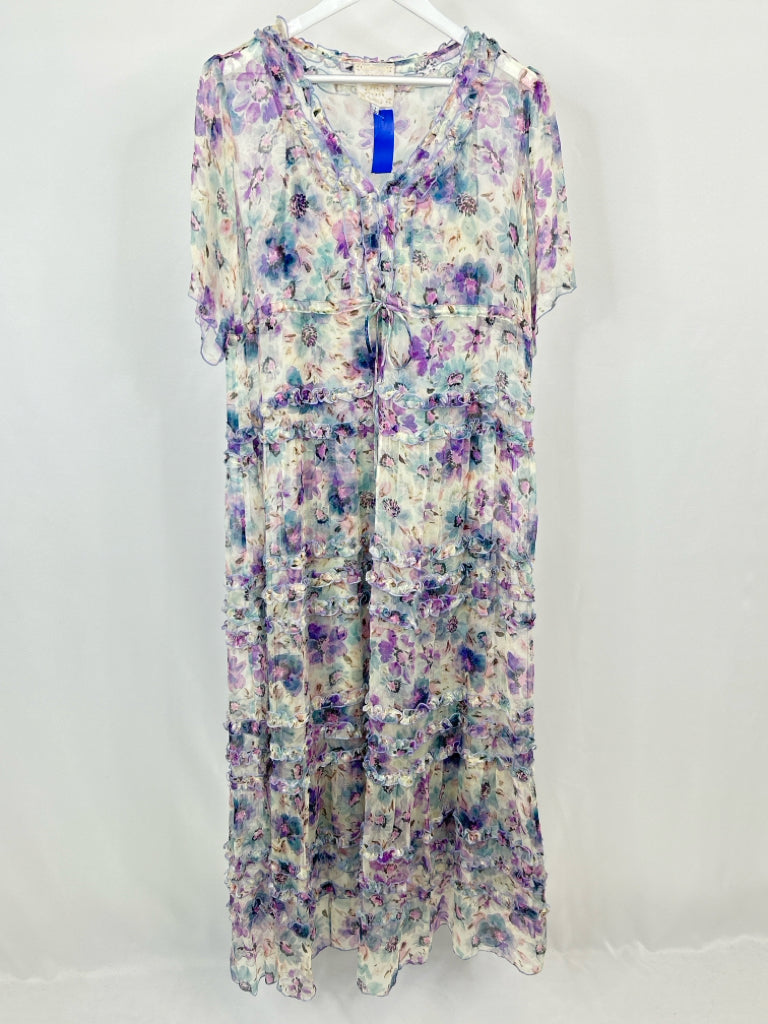 JOHNNY WAS Size S FLORAL PRINT Women's 2-Piece w/dress