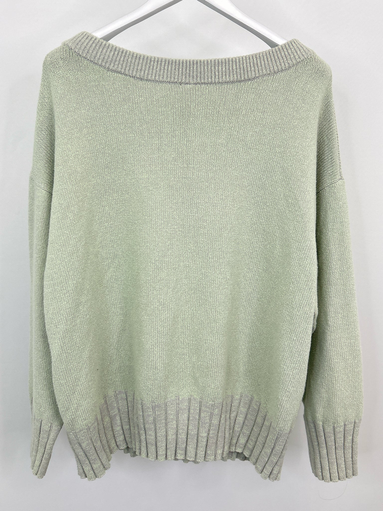 FREE PEOPLE Size L Pale Green Women Tunic