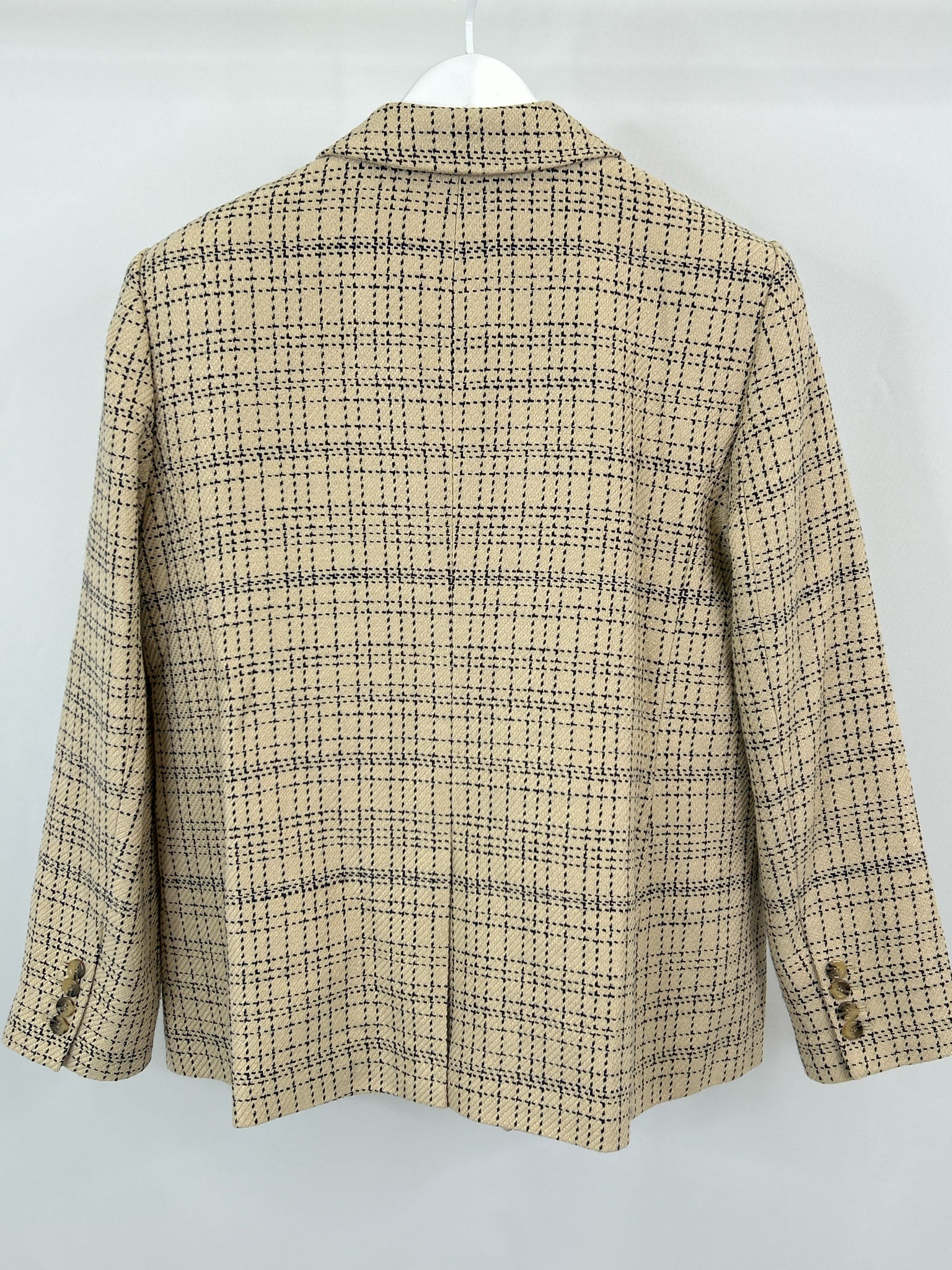 ANN TAYLOR NWT Size 14 Beige Print Women Blazer NWT