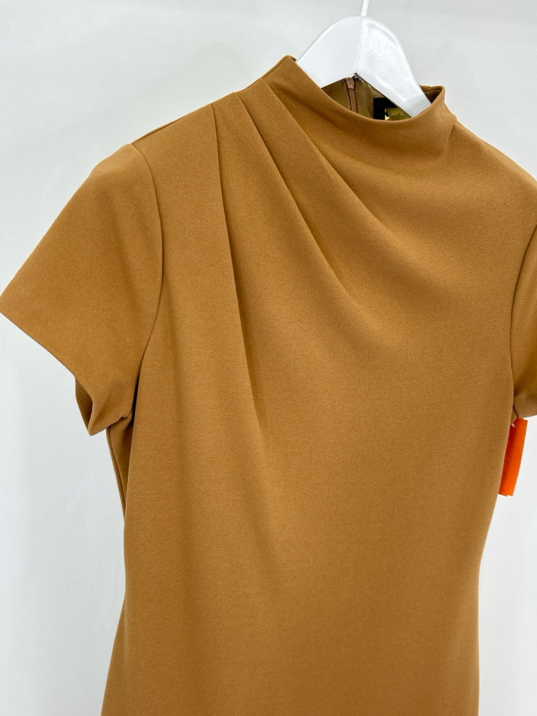 ALEXIA ADMOR Size L Tan Women's Dress