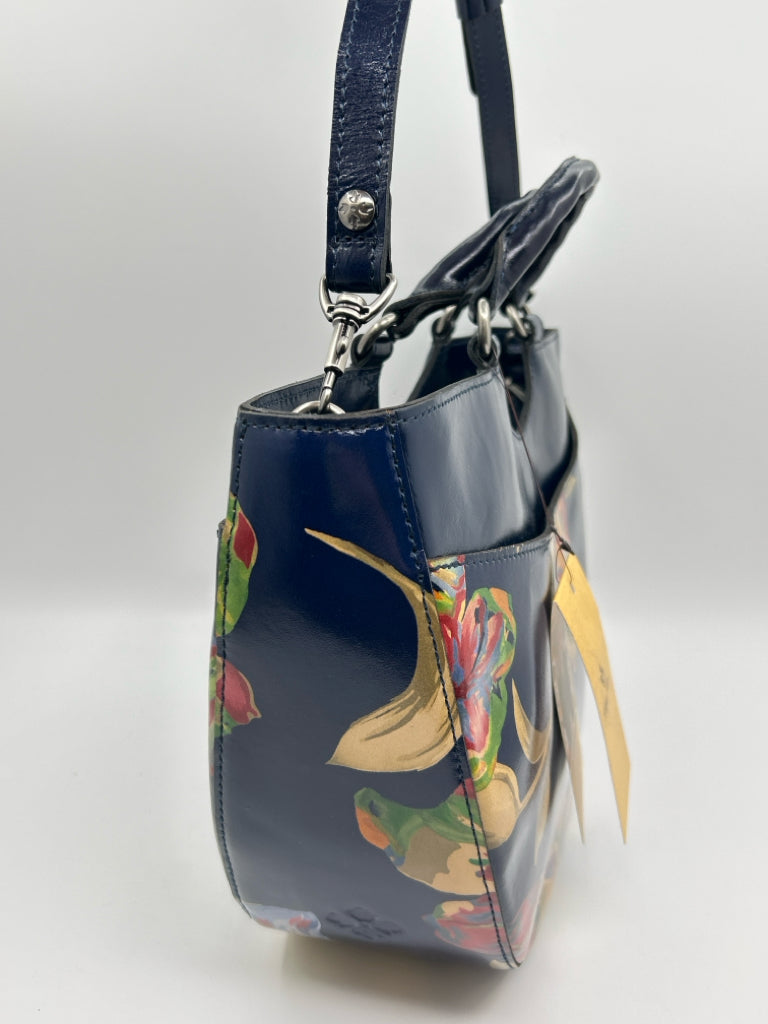 PATRICIA NASH Navy Print Tote