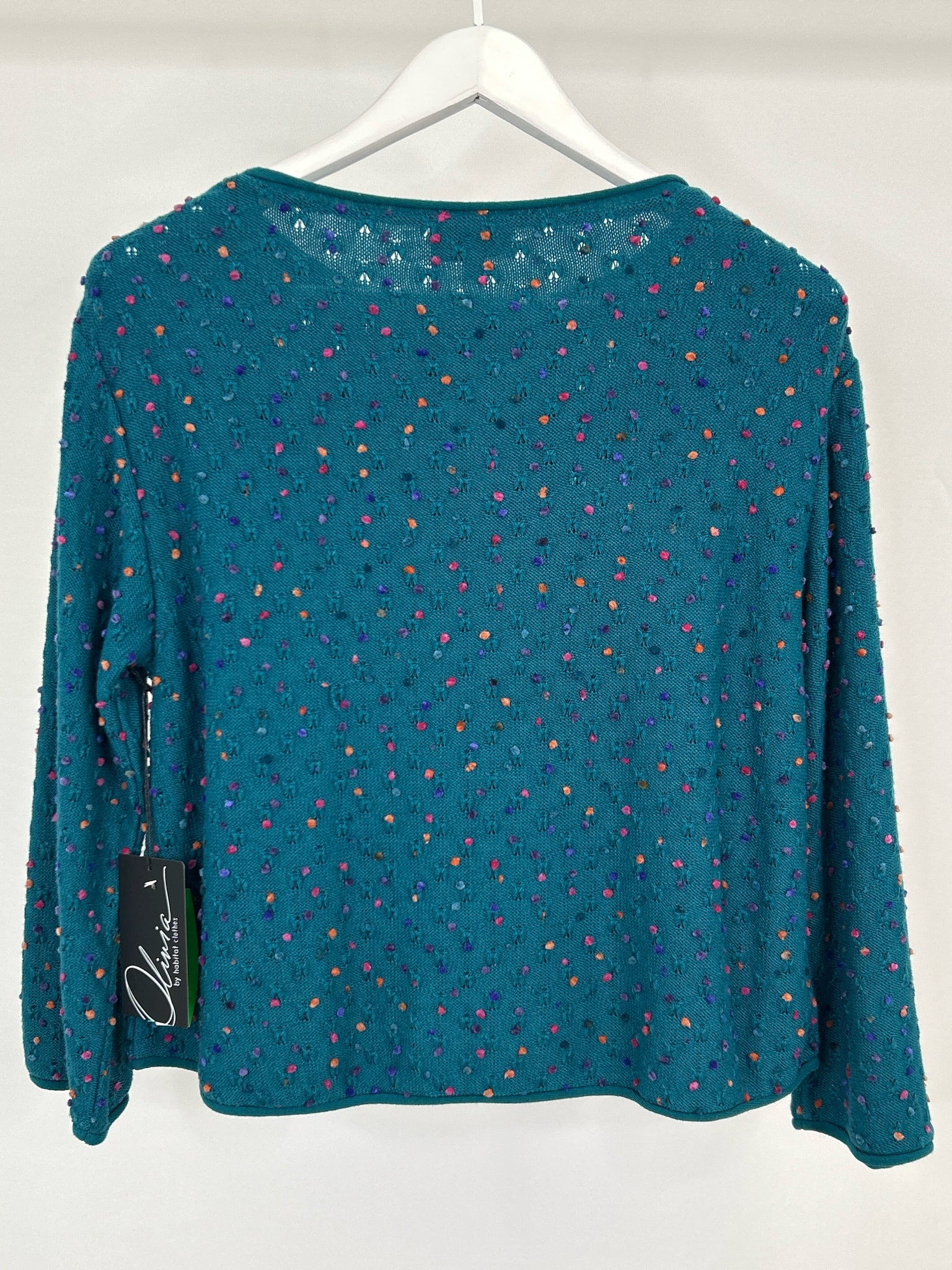 OLIVIA BY HABITAT CLOTHES Size S Teal Women Sweater