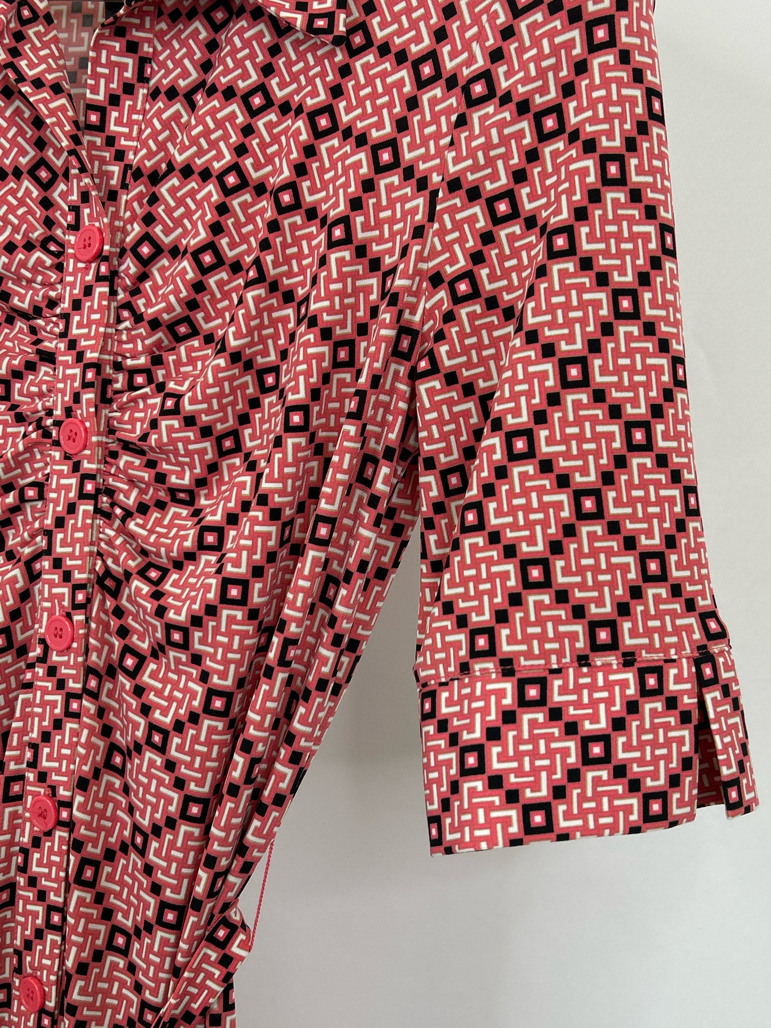 LAUNDRY BY SHELLI SEGAL Size 6 pink & black Women Dress