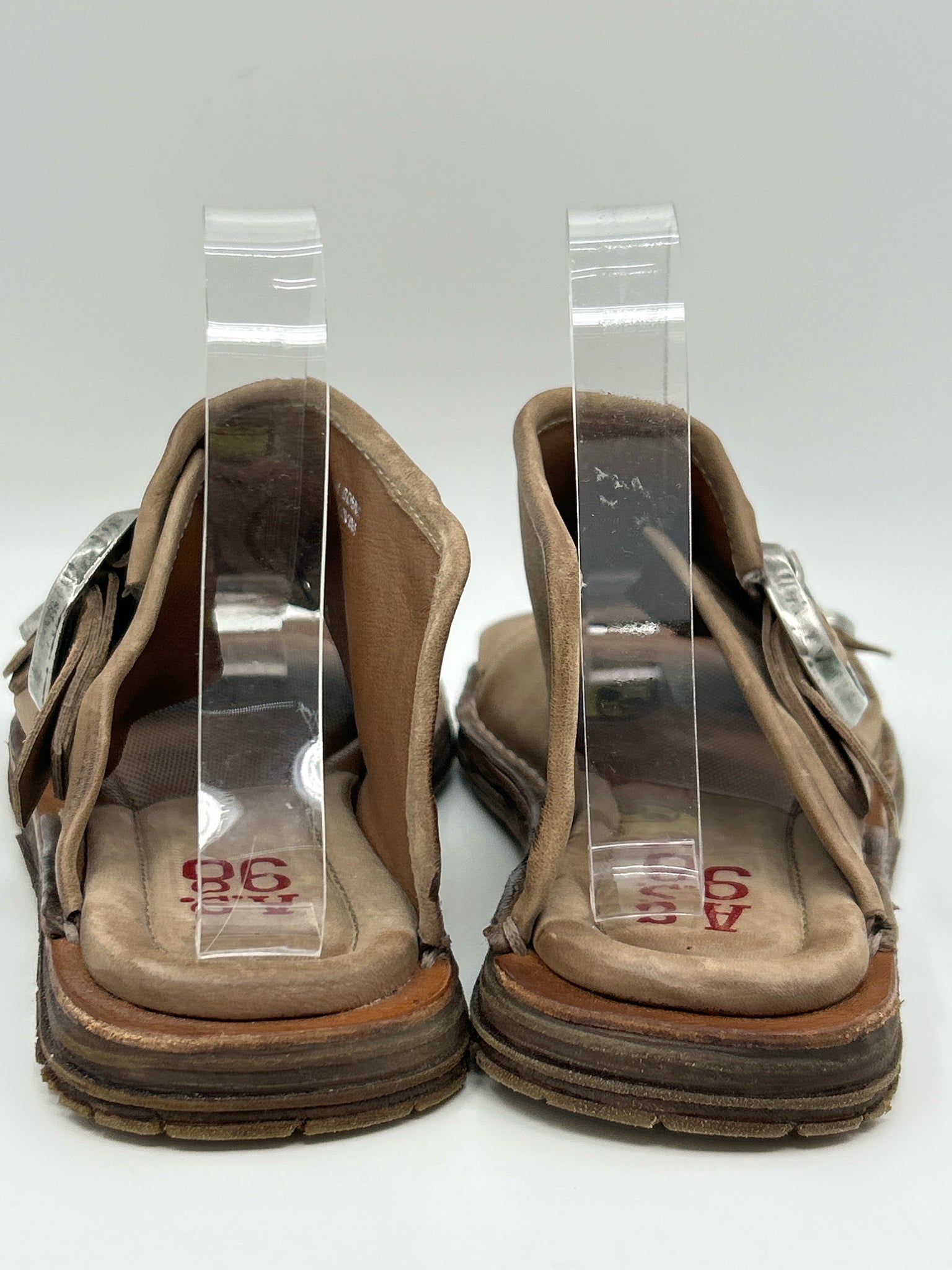 A.S. 98 Size 40 Taupe Women Sandal